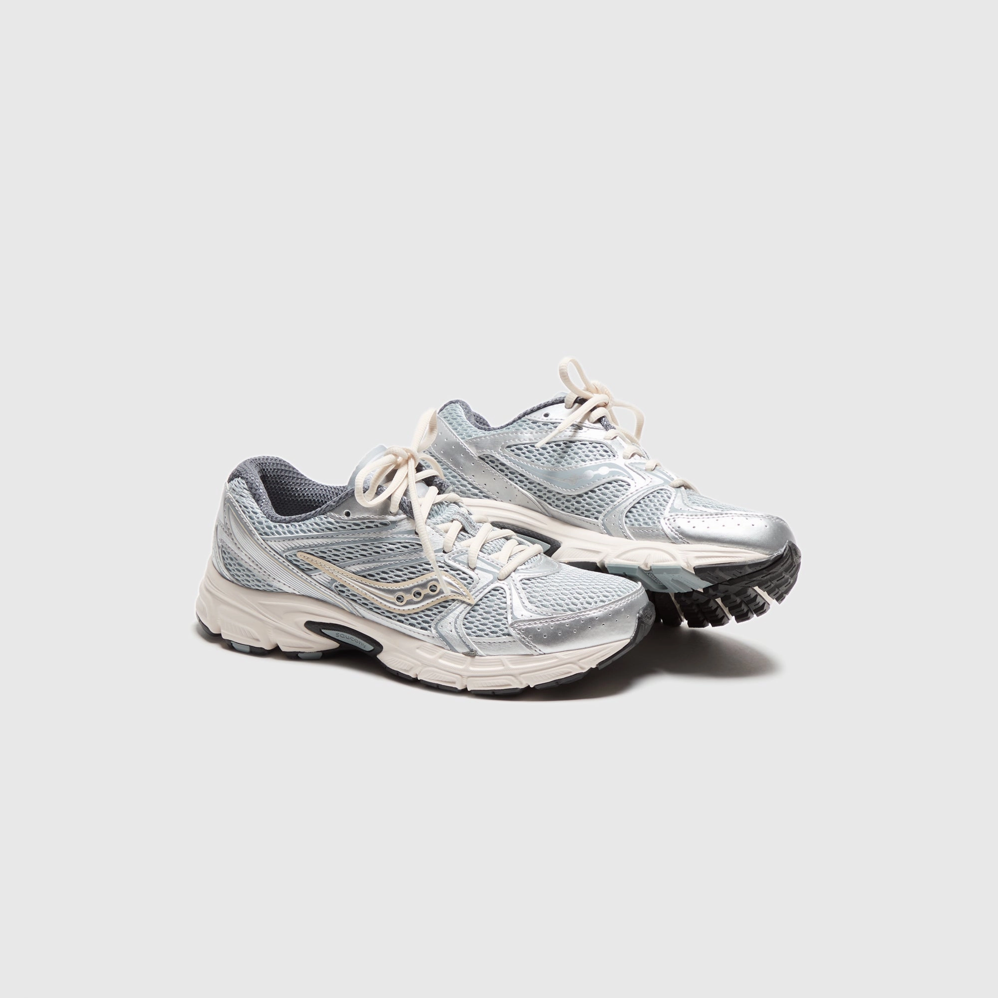 Saucony Ride Millennium - Silver / Cream Saucony Lightweight Shoes