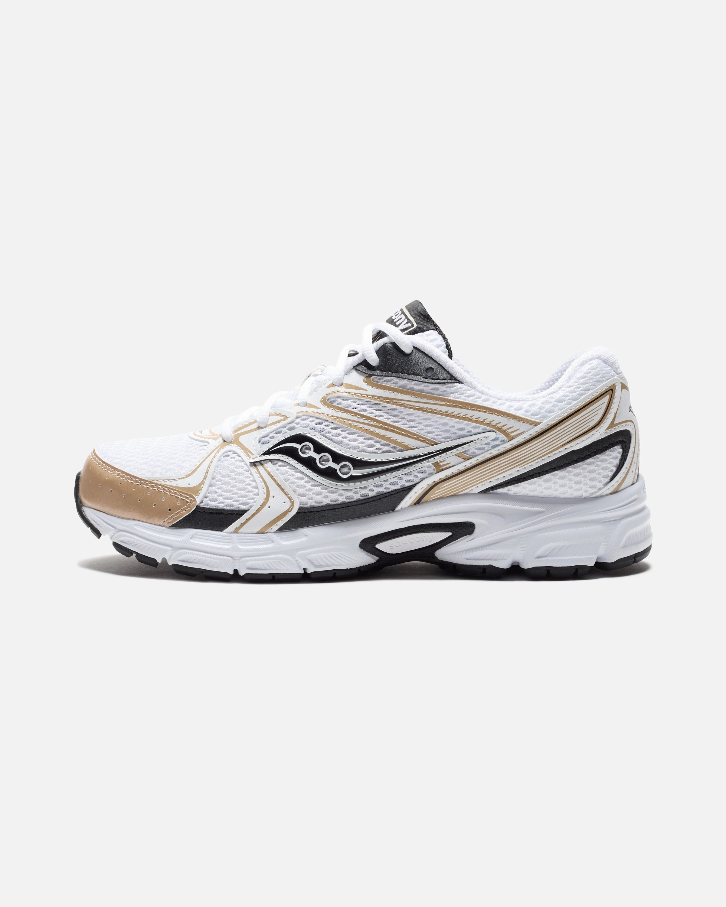 SAUCONY RIDE MILLENNIUM - WHITE/ GOLD/ BLACK Saucony Performance Picks