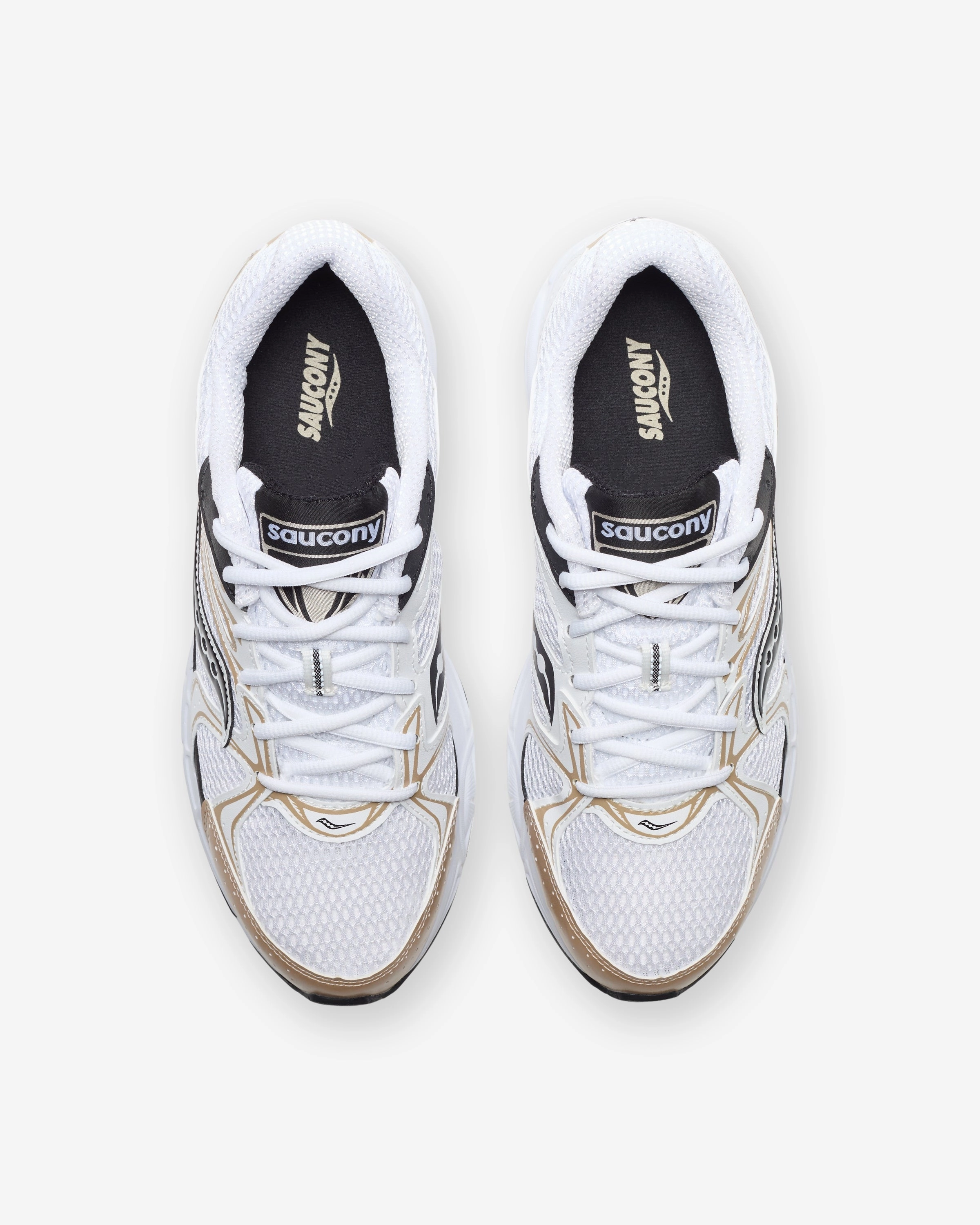 SAUCONY RIDE MILLENNIUM - WHITE/ GOLD/ BLACK Saucony Performance Picks