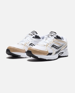 SAUCONY RIDE MILLENNIUM - WHITE/ GOLD/ BLACK saucony comfortable casual sneakers