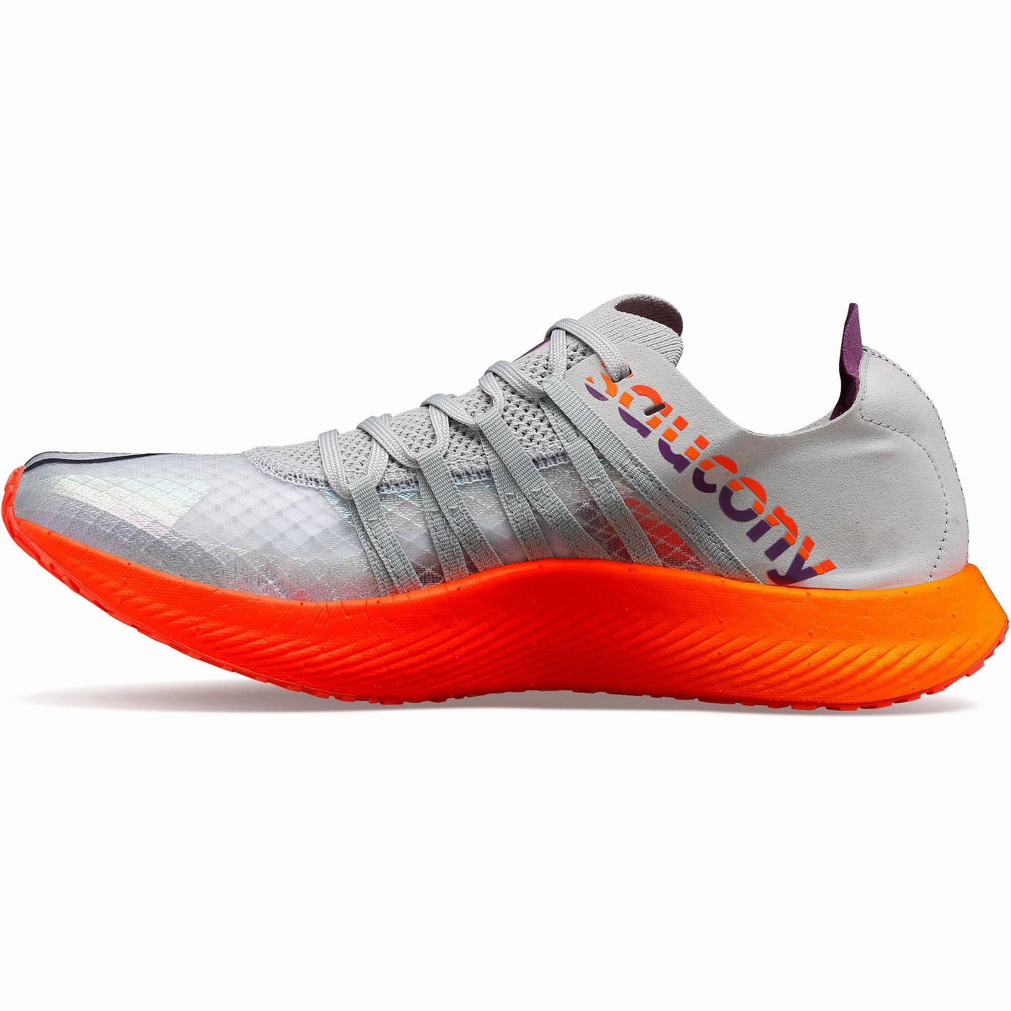 Saucony Sinister Womens Running Shoes - Grey Trail Shoes