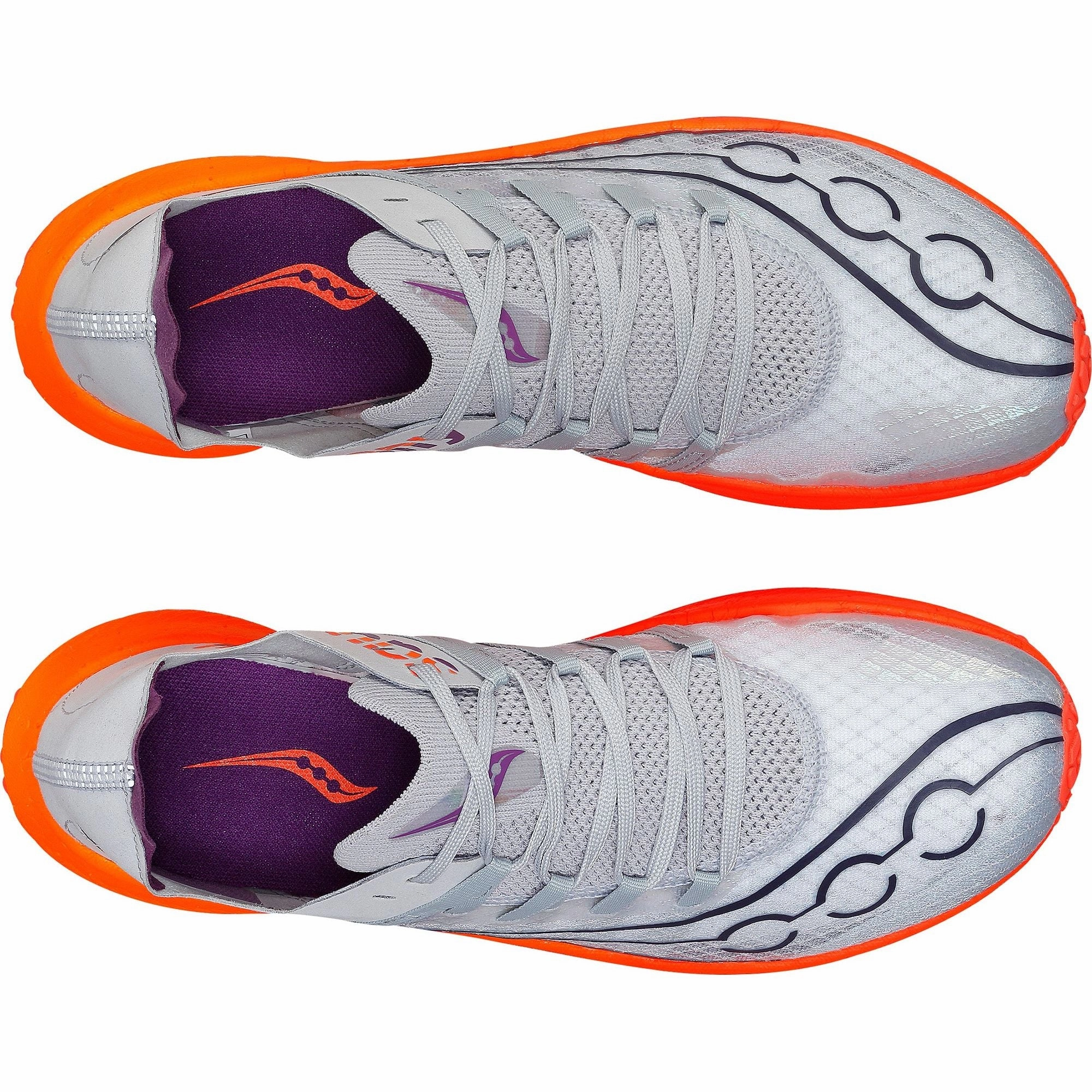 Saucony Sinister Womens Running Shoes - Grey Trail Shoes
