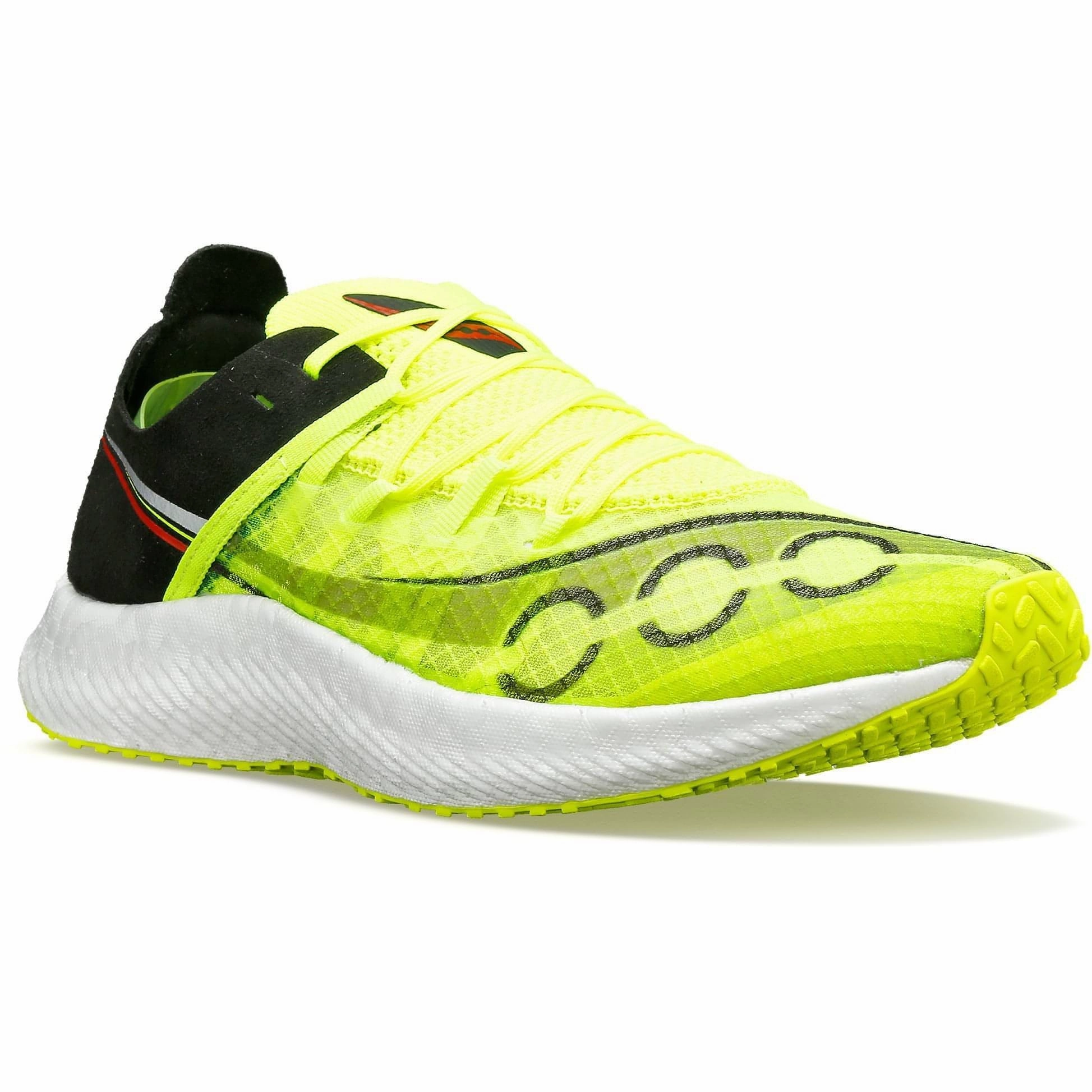 Saucony Sinister Womens Running Shoes - Yellow Trail Shoes