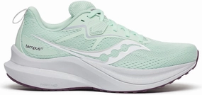 Saucony Tempus 2 Womens Running Shoes - Green Saucony running shoes with stability support