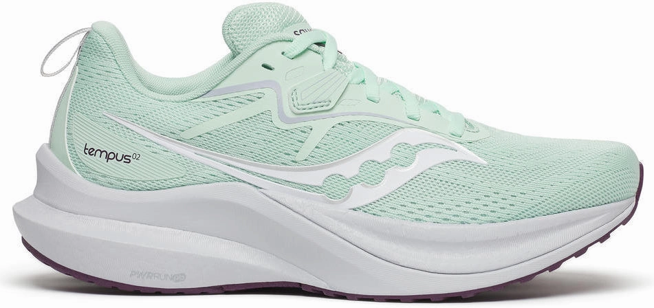 Saucony Tempus 2 Womens Running Shoes - Green Saucony running shoes with stability support