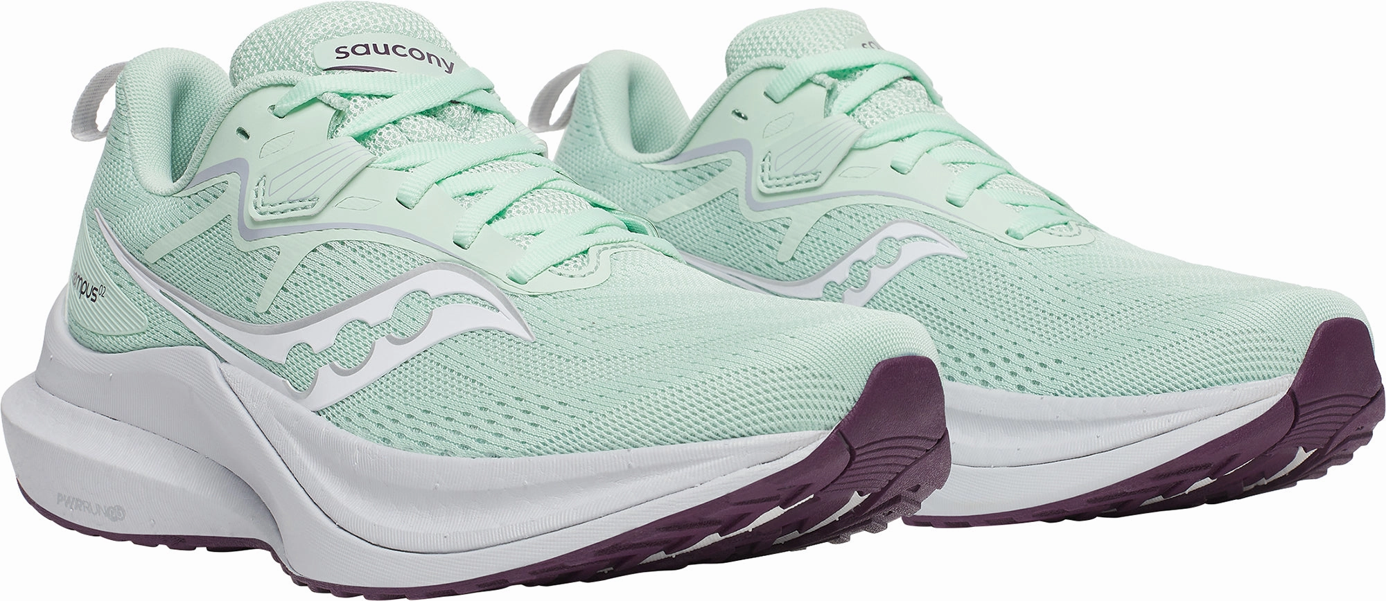 Saucony Tempus 2 Womens Running Shoes - Green Trail Shoes