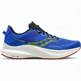 Saucony Tempus Mens Running Shoes - Blue Saucony running shoes with stability support