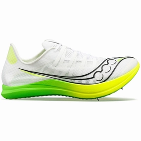 Saucony Terminal VT Mens Running Spikes - White Saucony running shoes with stability support
