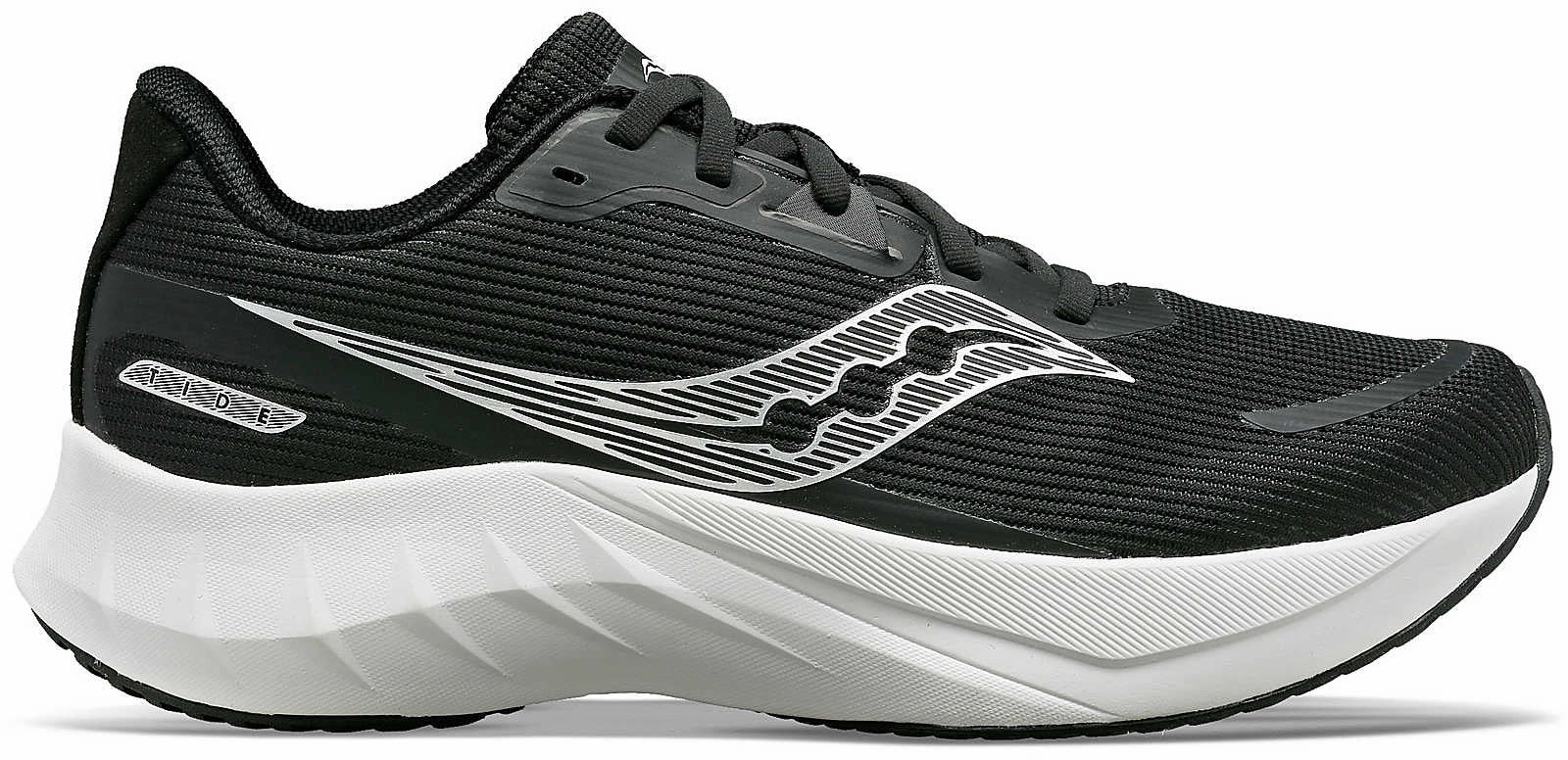 Saucony Tide 2 Mens Running Shoes - Black Saucony running shoes with stability support
