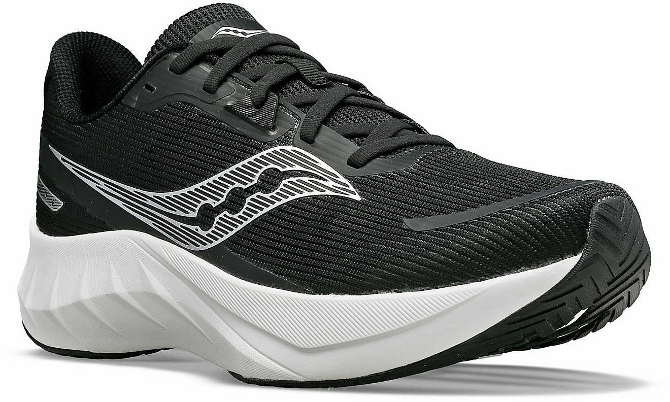 Saucony Tide 2 Mens Running Shoes - Black Trail Shoes