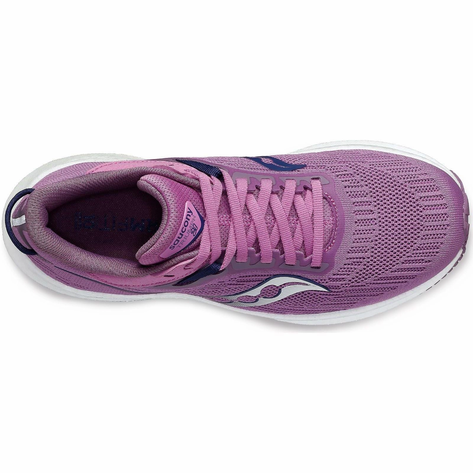 Saucony Triumph 21 Womens Running Shoes - Purple Trail Shoes