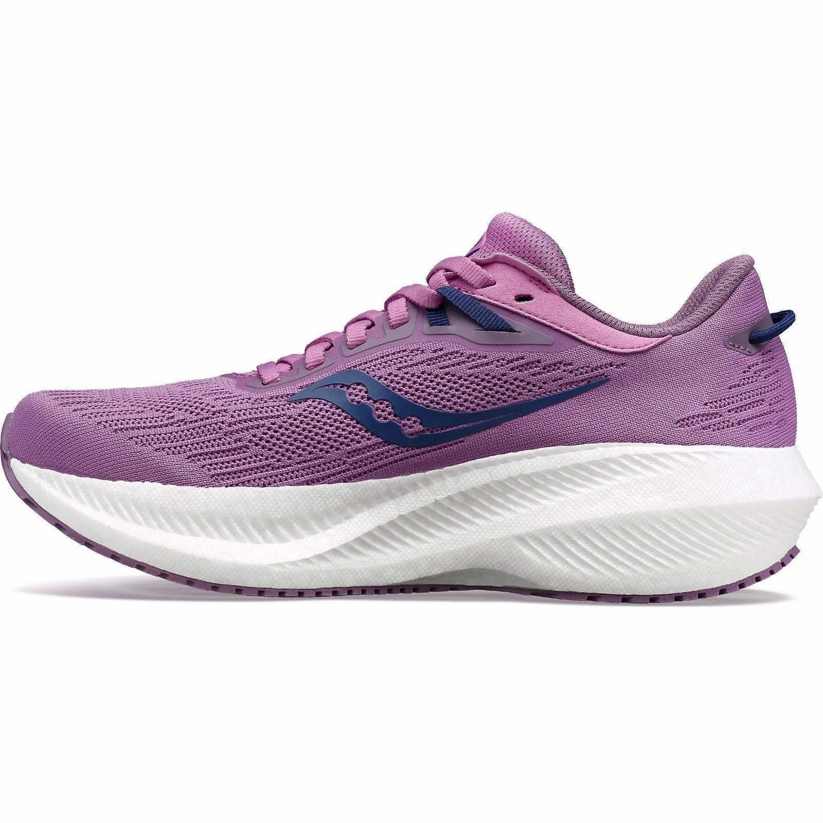 Saucony Triumph 21 Womens Running Shoes - Purple Trail Shoes