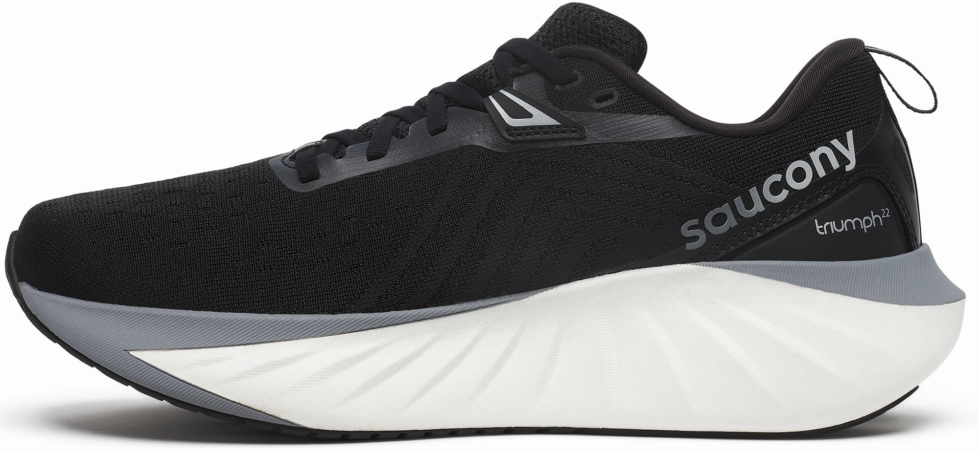 Saucony Triumph 22 Mens Running Shoes - Black Trail Shoes