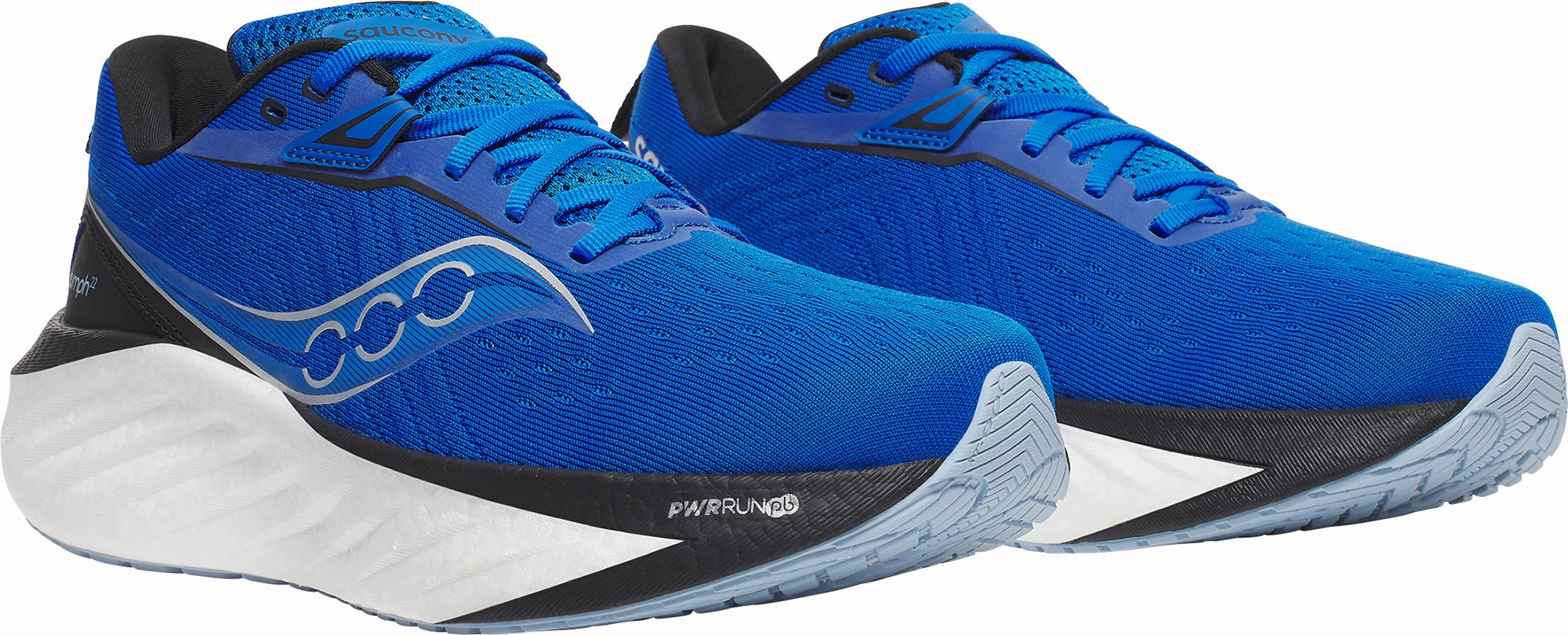 Saucony Triumph 22 Mens Running Shoes - Black Trail Shoes