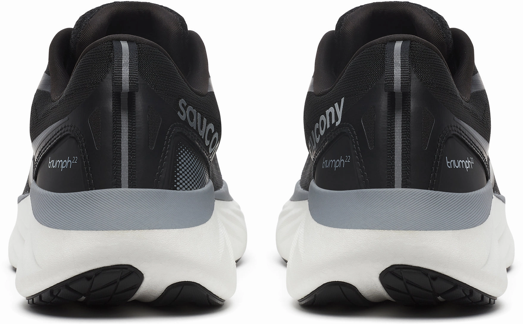 Saucony Triumph 22 Mens Running Shoes - Black Trail Shoes