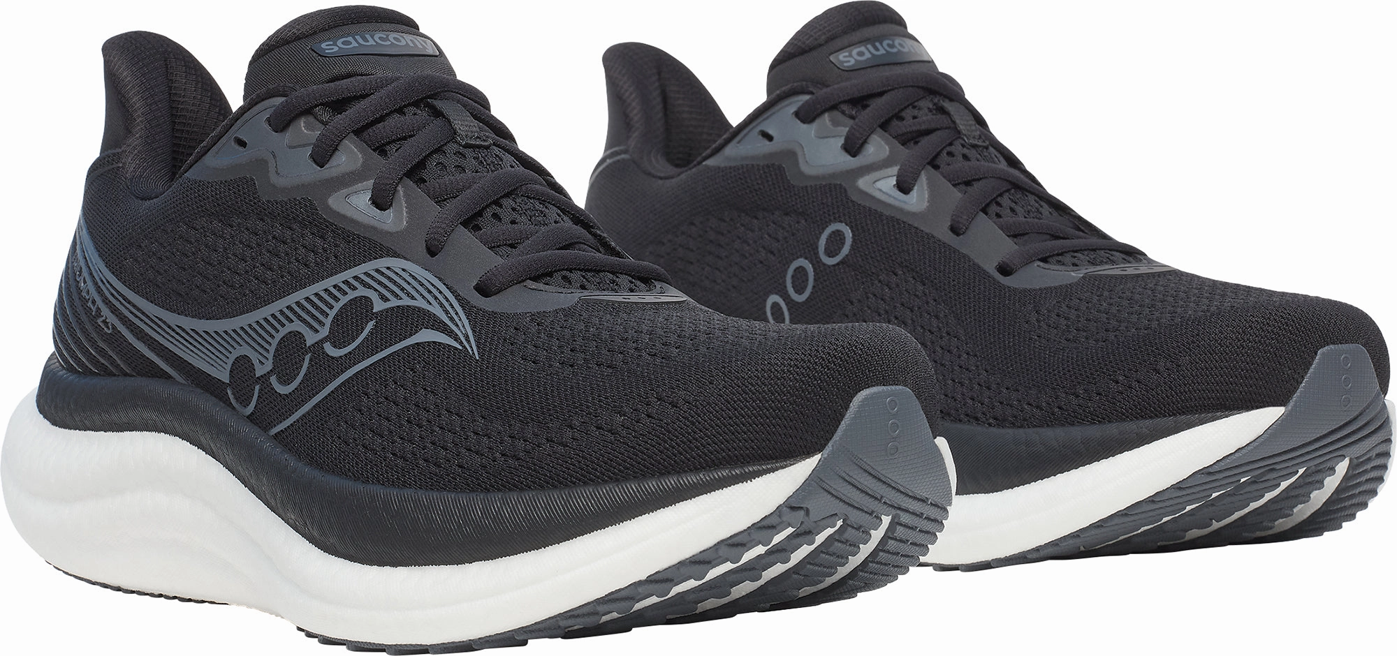 Saucony Triumph 23 Mens Running Shoes - Black Trail Shoes