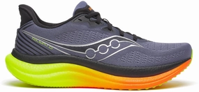 Saucony Triumph 23 Mens Running Shoes - Grey Saucony running shoes with stability support