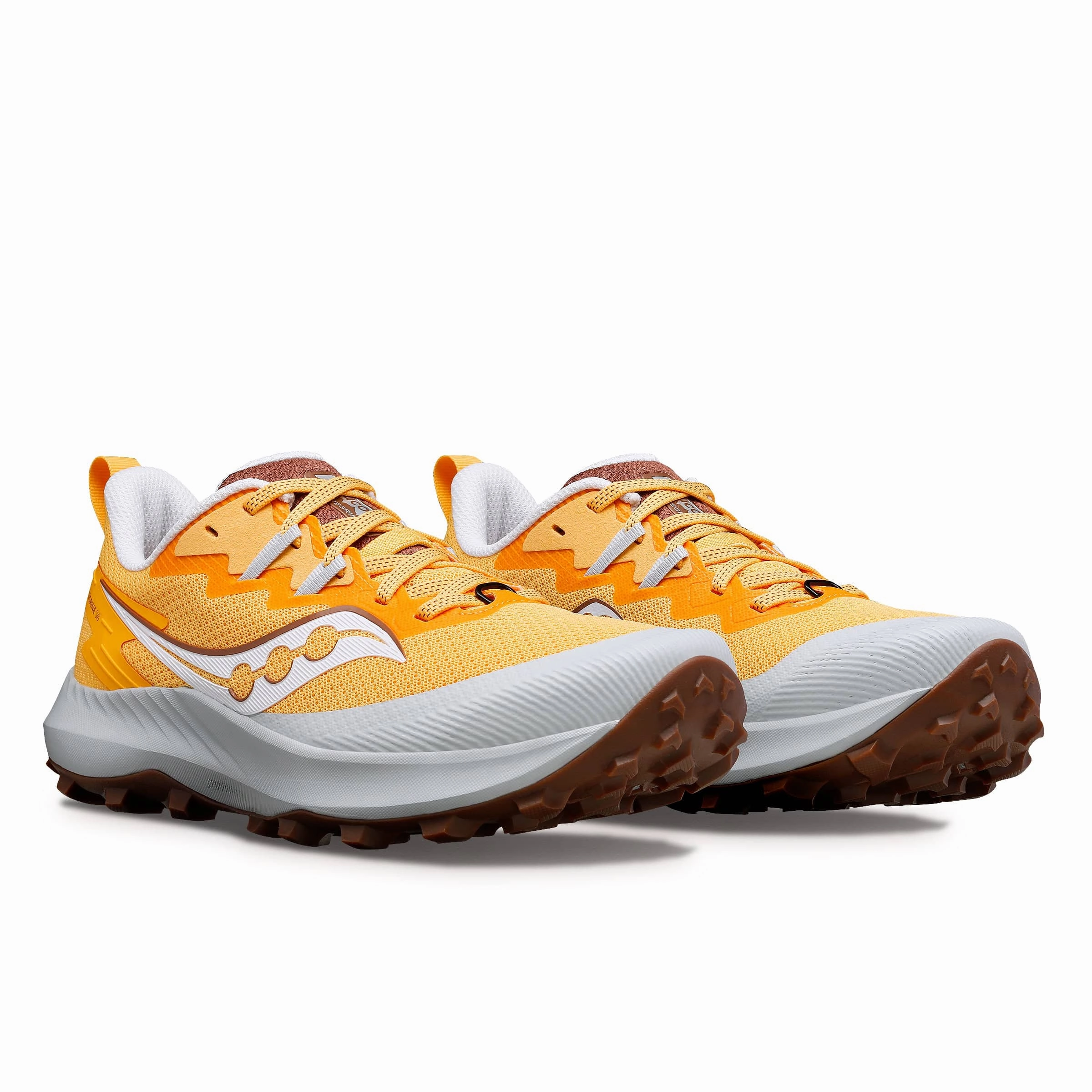 Saucony Women's Peregrine 14 Trail Running Shoes in Flax/Clove SS24 Saucony versatile athletic footwear