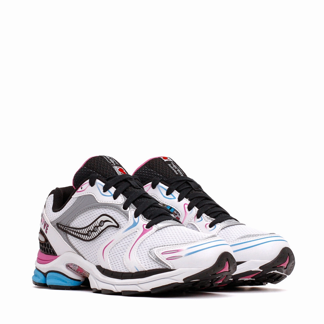 Saucony x Keith Haring Men ProGrid Triumph 4 White Multi S70974-1 Saucony high-speed running shoes