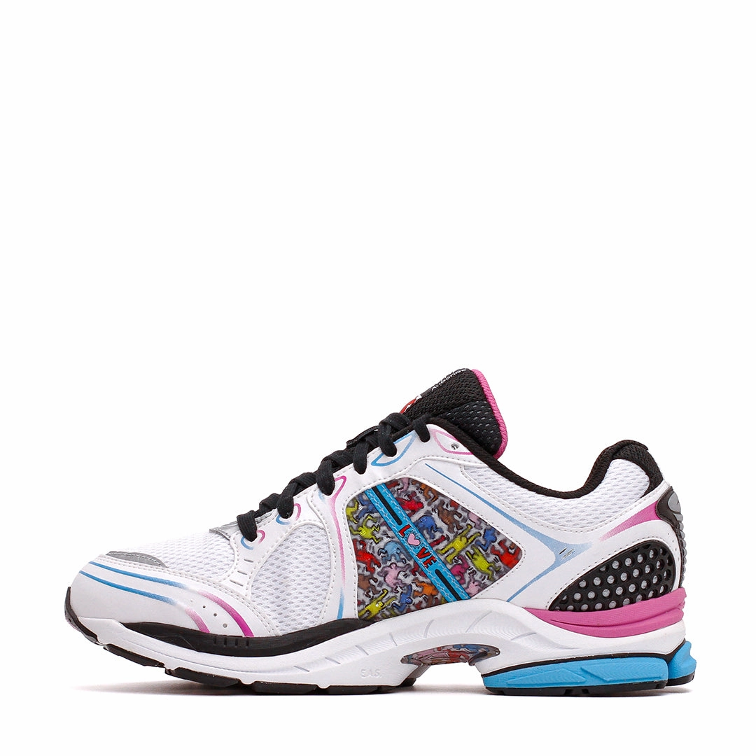 Saucony x Keith Haring Men ProGrid Triumph 4 White Multi S70974-1 Saucony high-speed running shoes