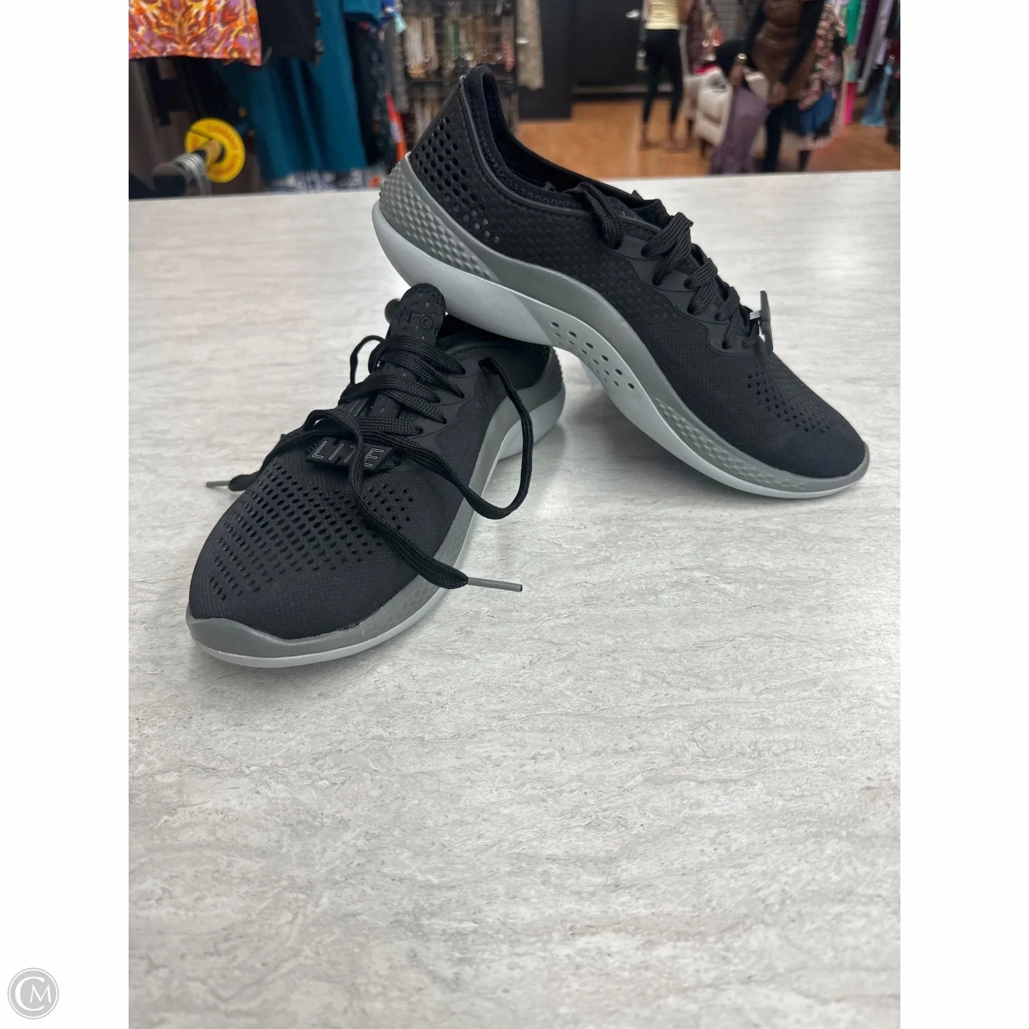 Shoes Athletic By Crocs In Black, Size: 8.5 Lightweight Clogs