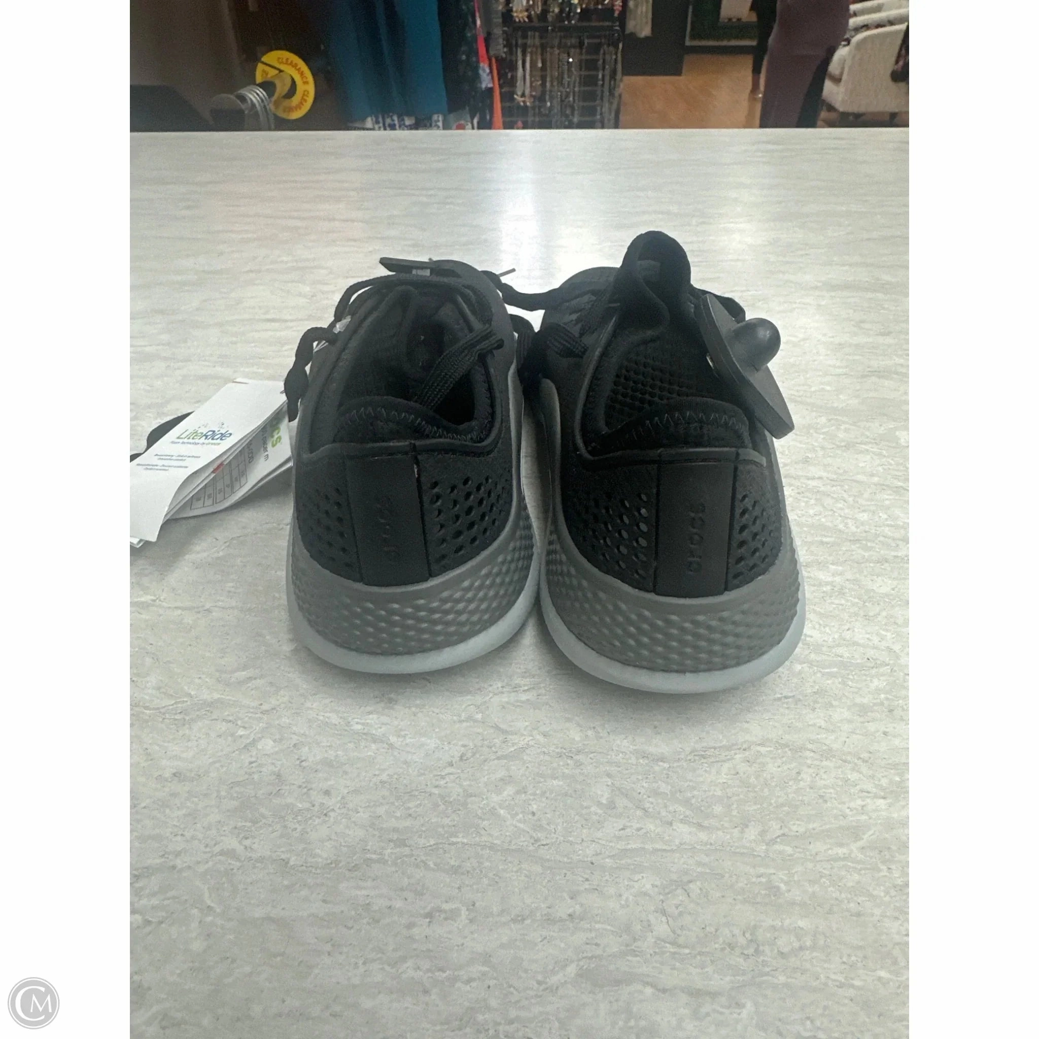 Shoes Athletic By Crocs In Black, Size: 8.5 Lightweight Clogs