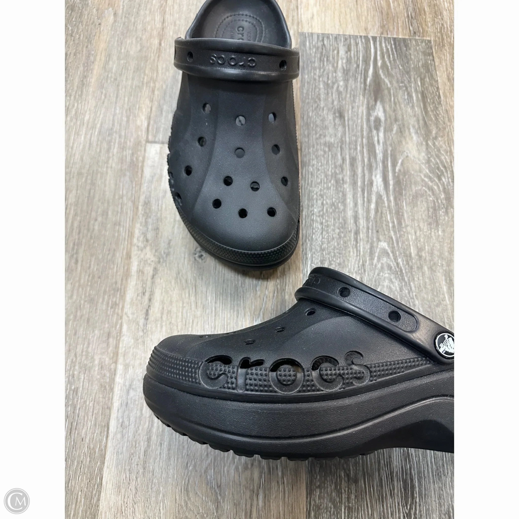 Shoes Athletic By Crocs In Black, Size: 9 Lightweight Clogs