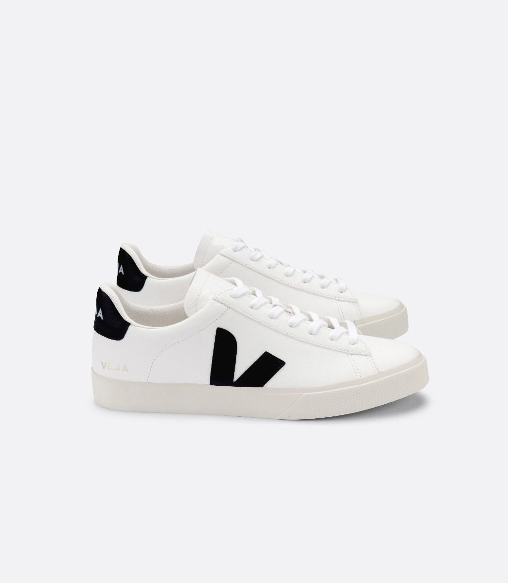 Shoes Campo Cp051537 White-Black Eco-Friendly Casuals