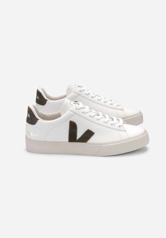 Shoes Campo Cp052347 White-Kaki Veja footwear variations