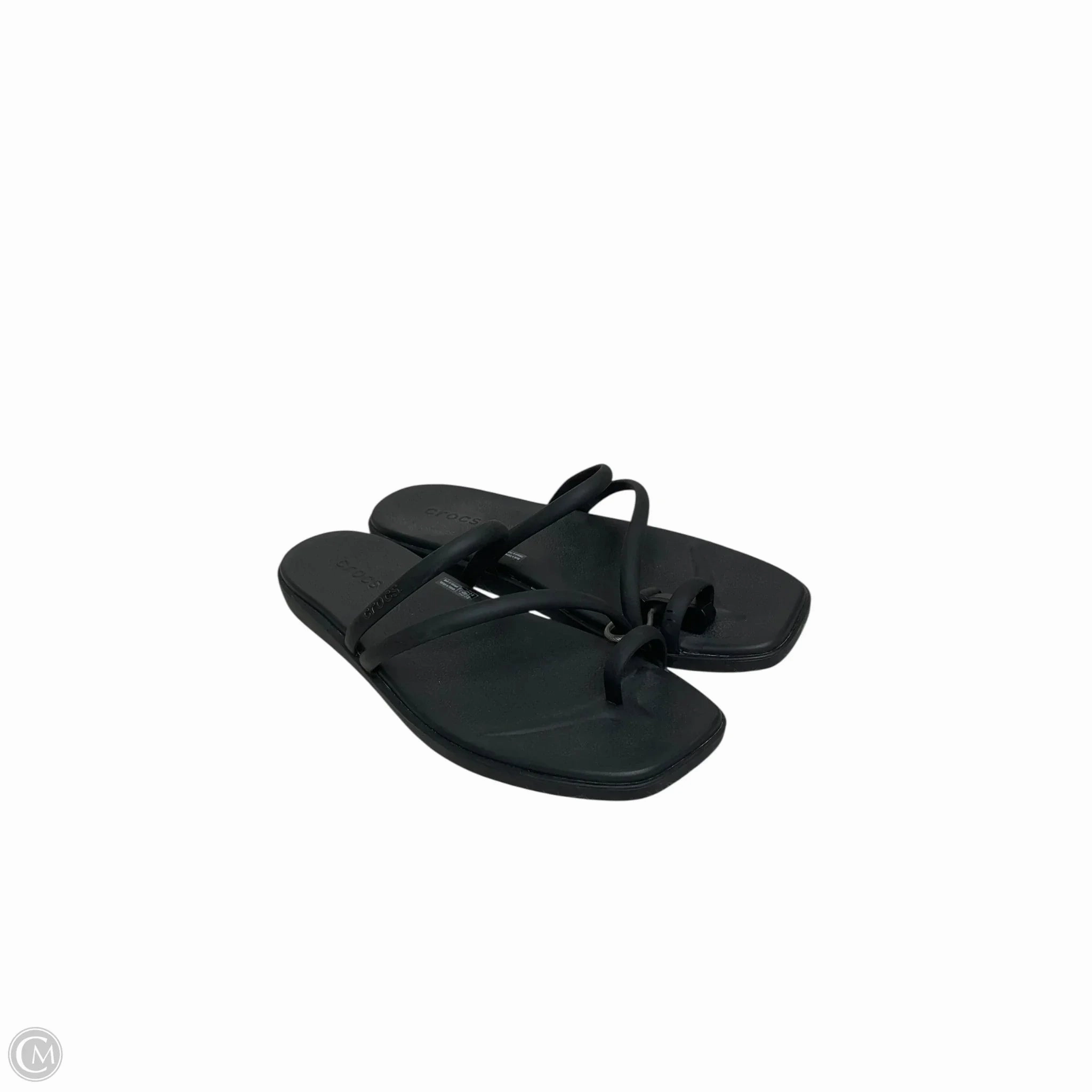 Shoes Flats By Crocs In Black, Size: 10 Lightweight Clogs