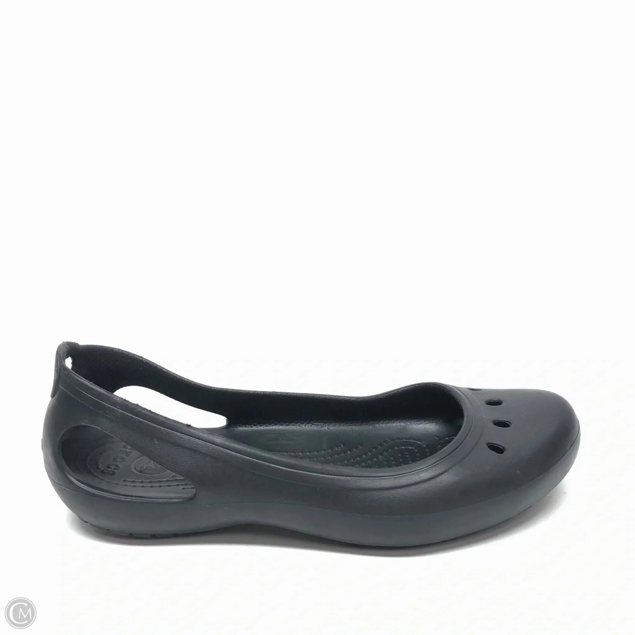 Shoes Flats By Crocs In Black, Size: 10 Crocs clogs with lightweight comfort