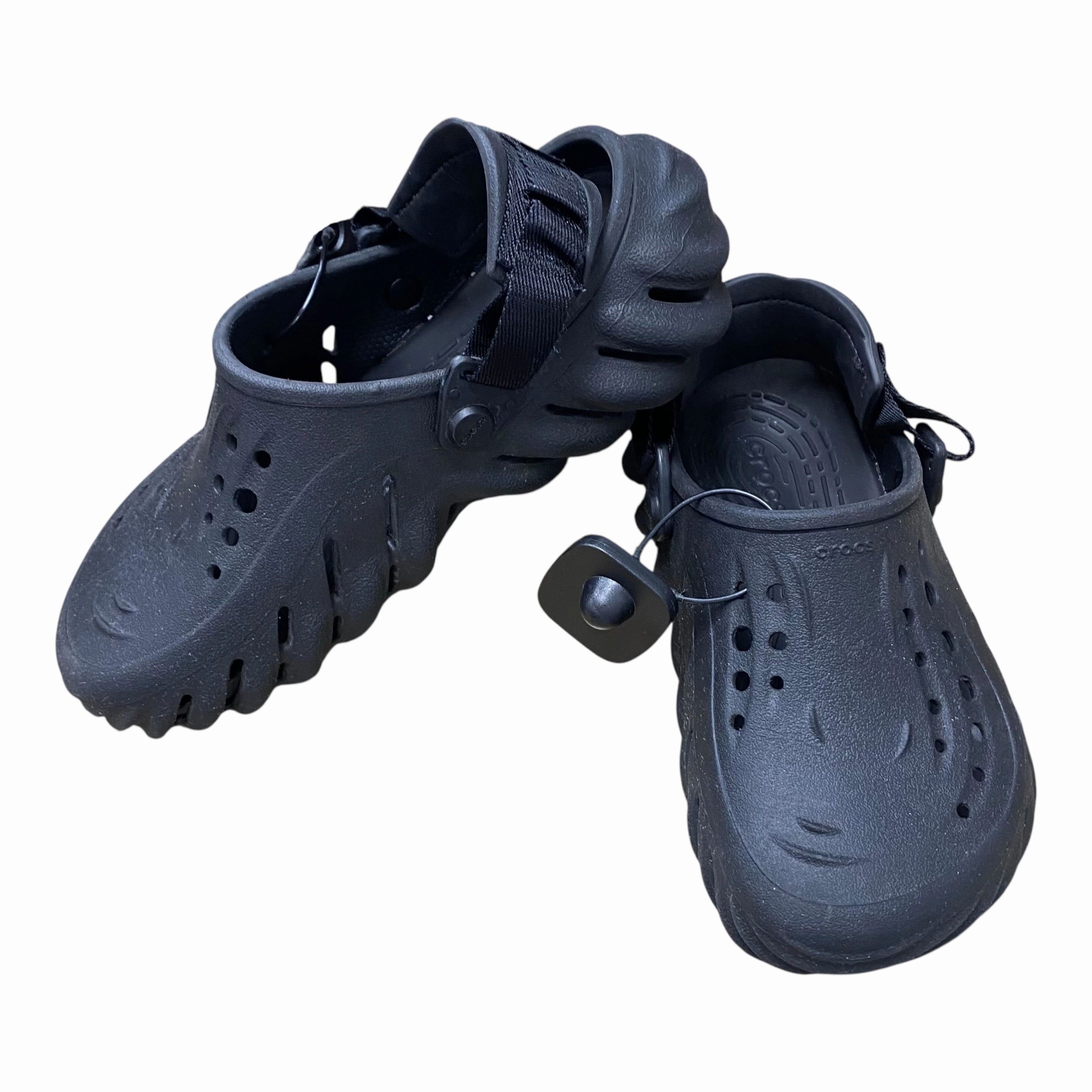 Shoes Flats By Crocs In Black, Size:6 Lightweight Clogs