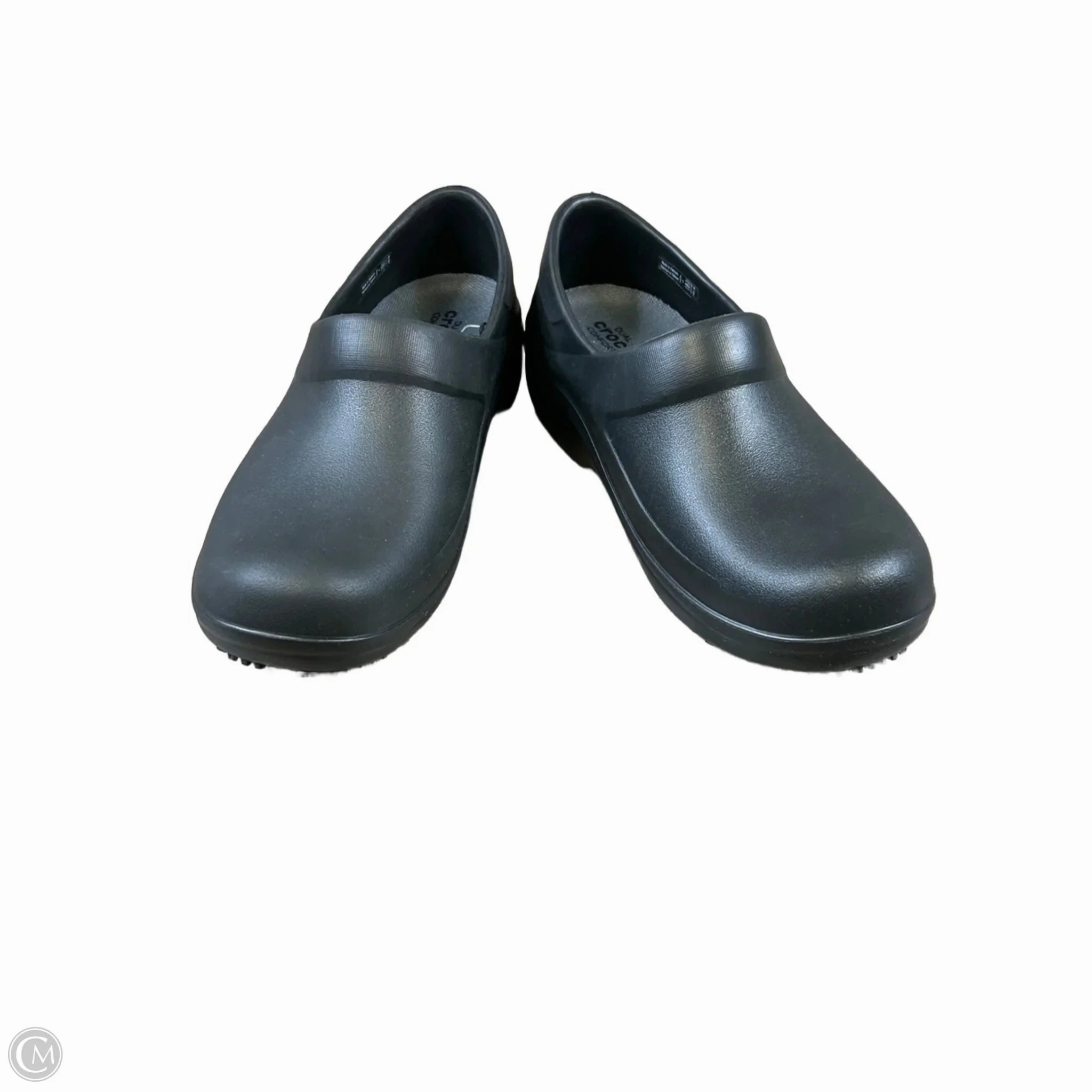 Shoes Flats By Crocs In Black, Size: 6 Crocs clogs with lightweight comfort
