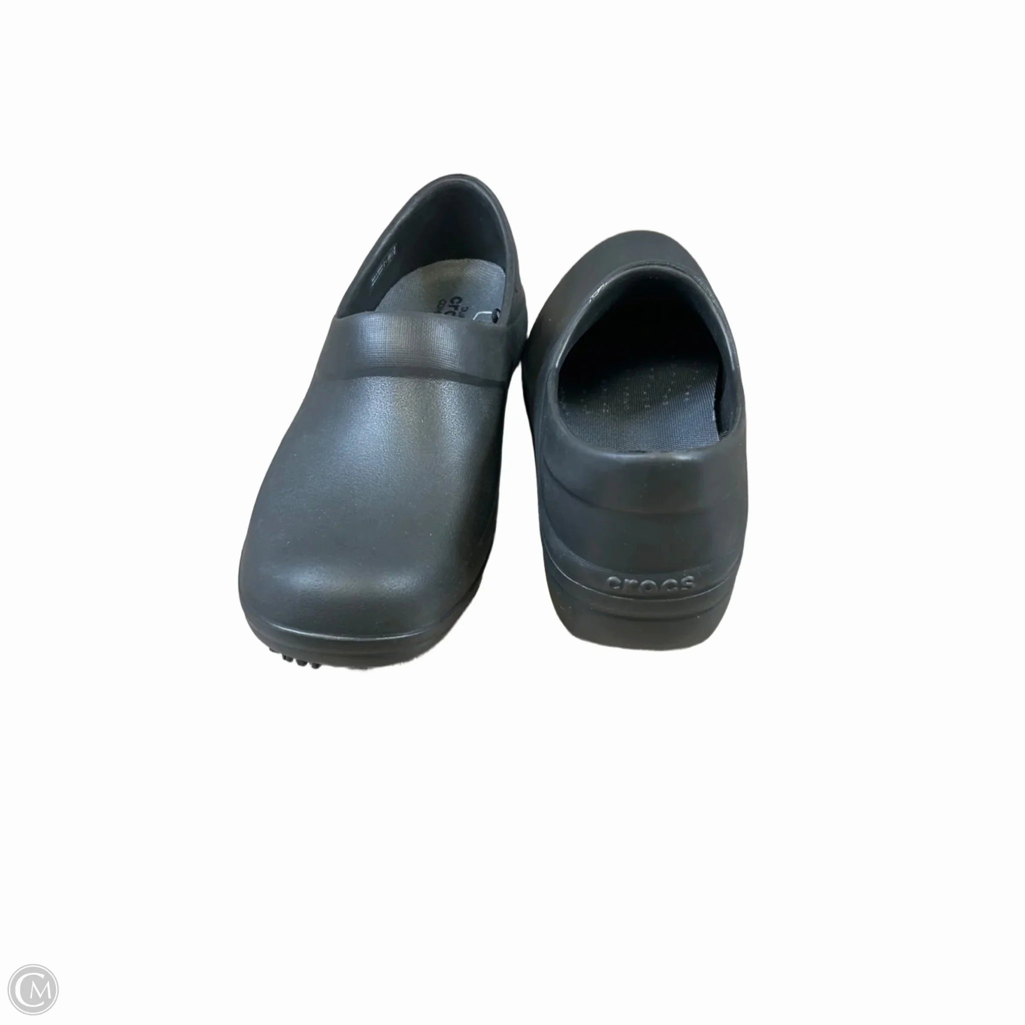 Shoes Flats By Crocs In Black, Size: 6 Lightweight Clogs