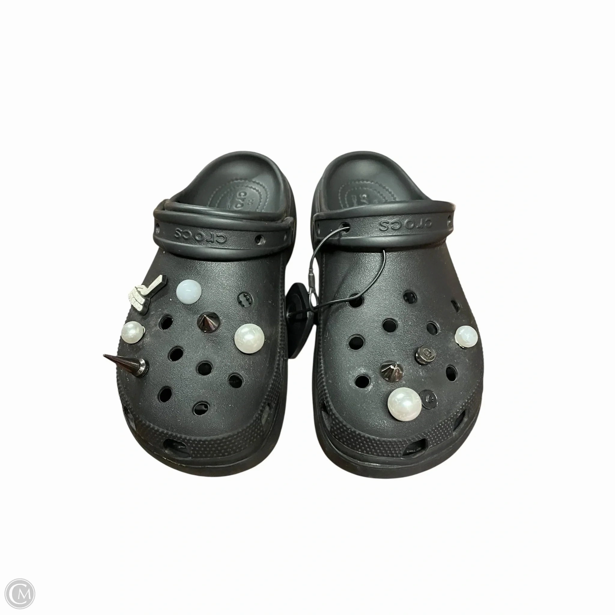 Shoes Flats By Crocs In Black, Size: 8 Lightweight Clogs