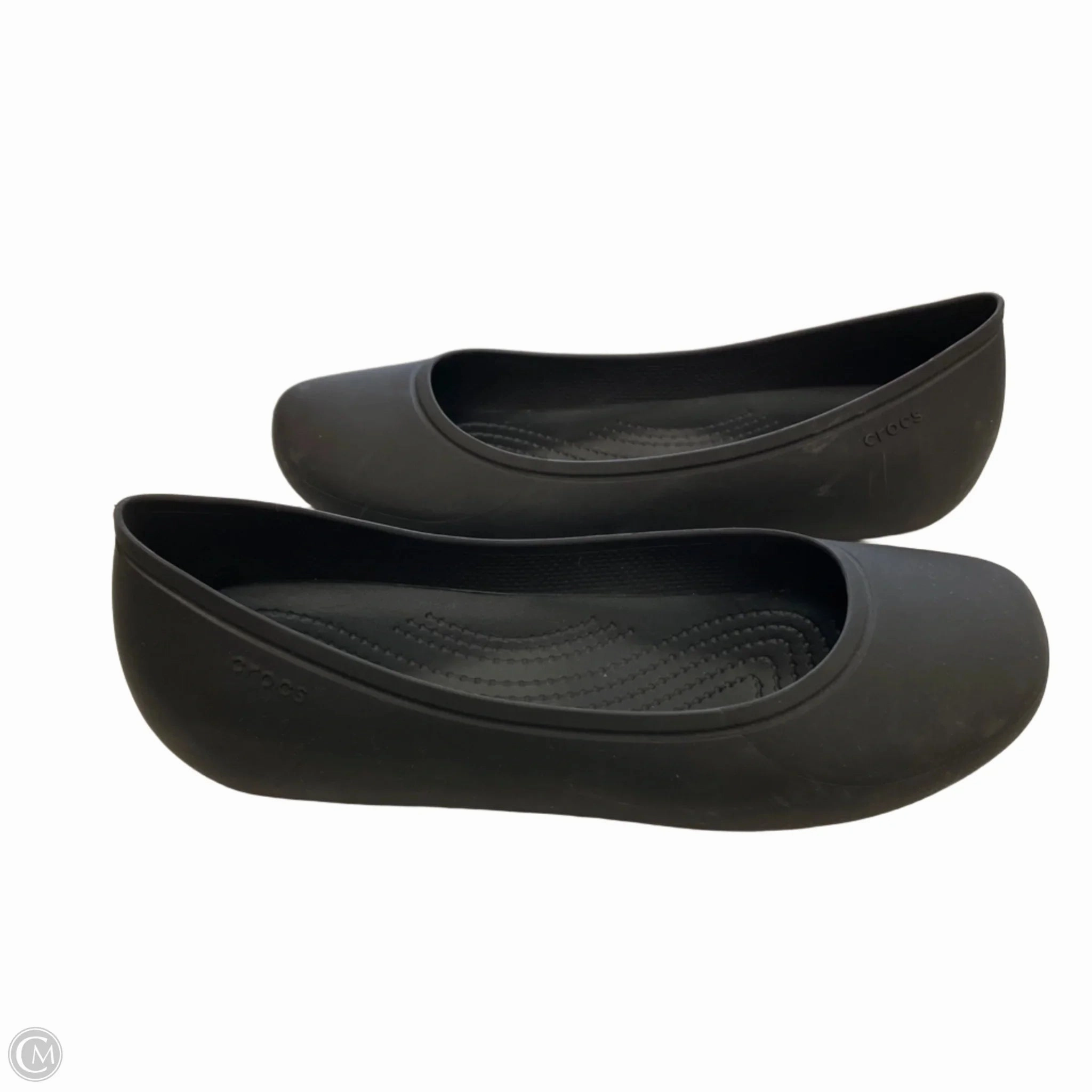 Shoes Flats By Crocs In Black, Size: 8 Lightweight Clogs