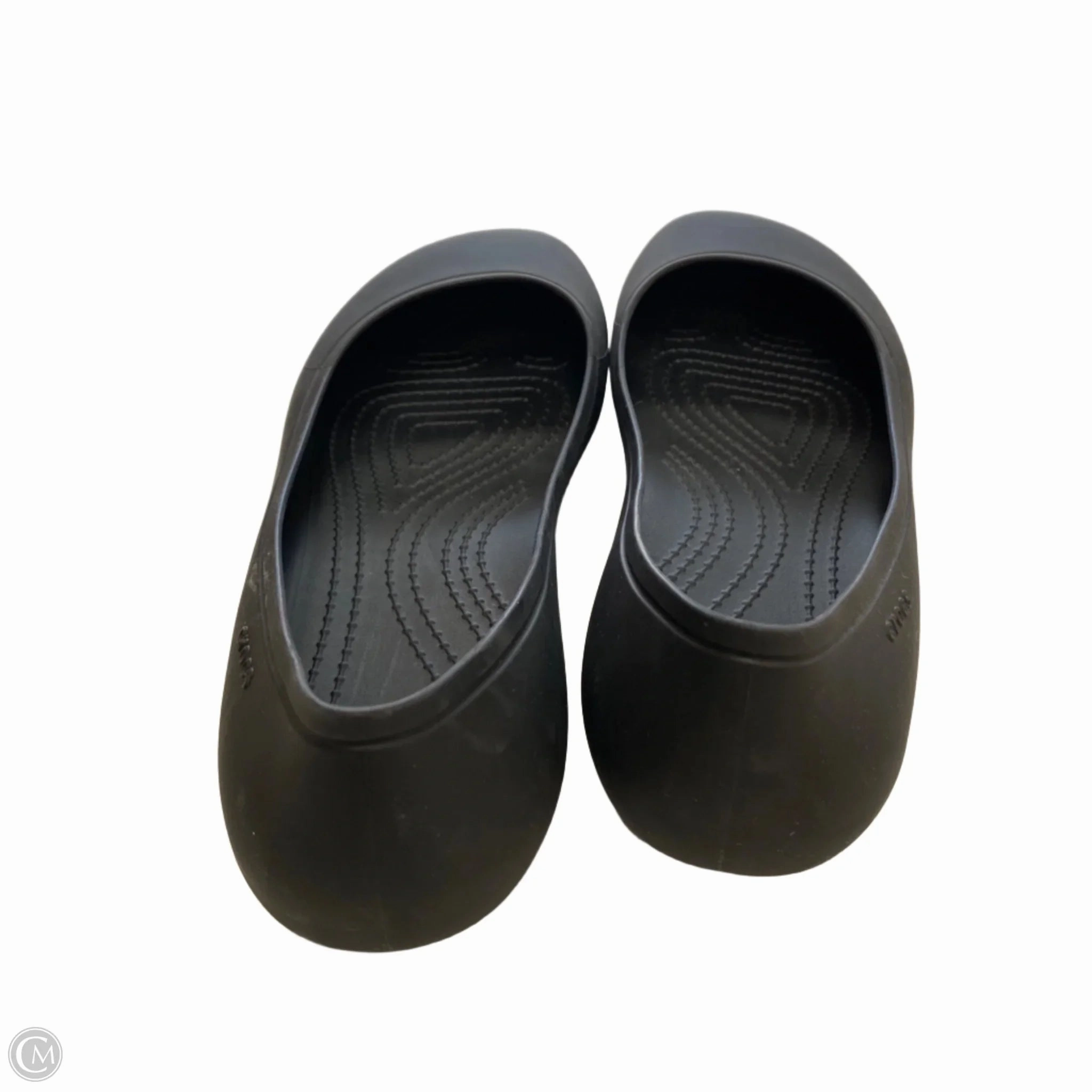 Shoes Flats By Crocs In Black, Size: 8 Lightweight Clogs