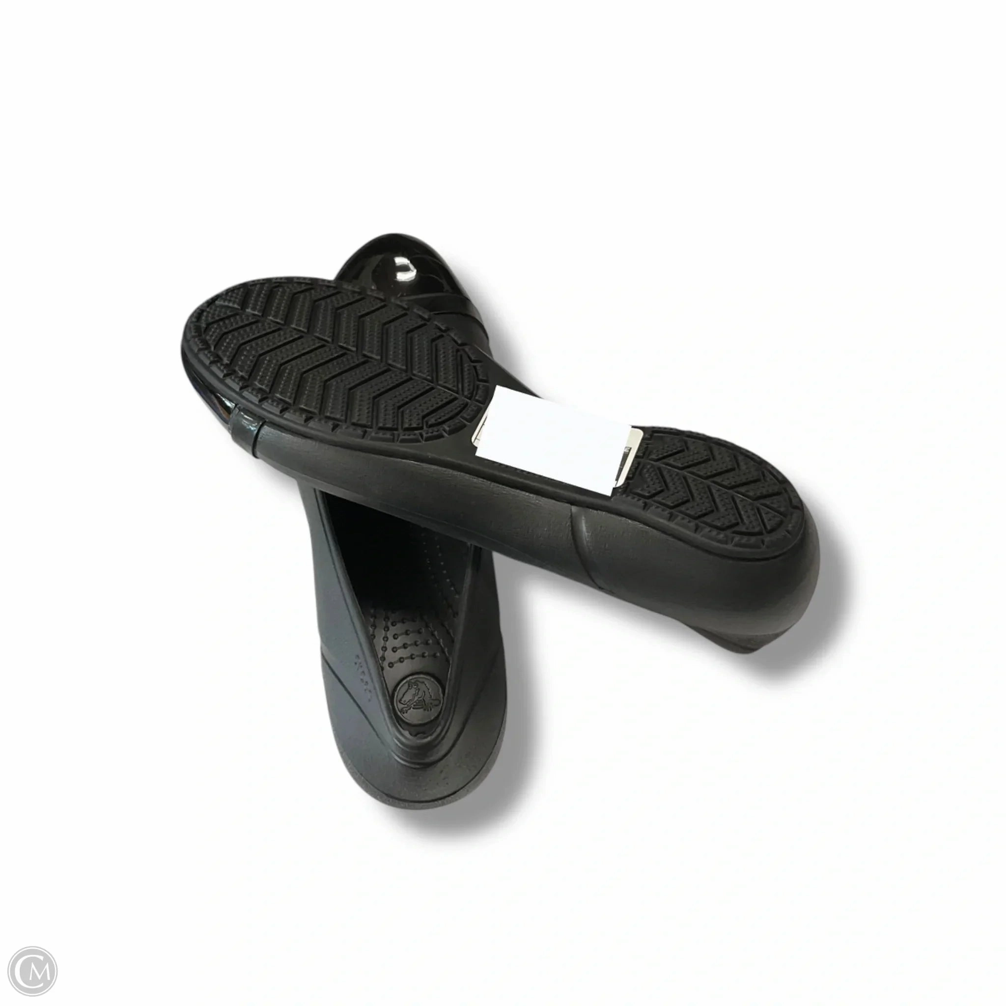 Shoes Flats By Crocs In Black, Size: 8 Lightweight Clogs