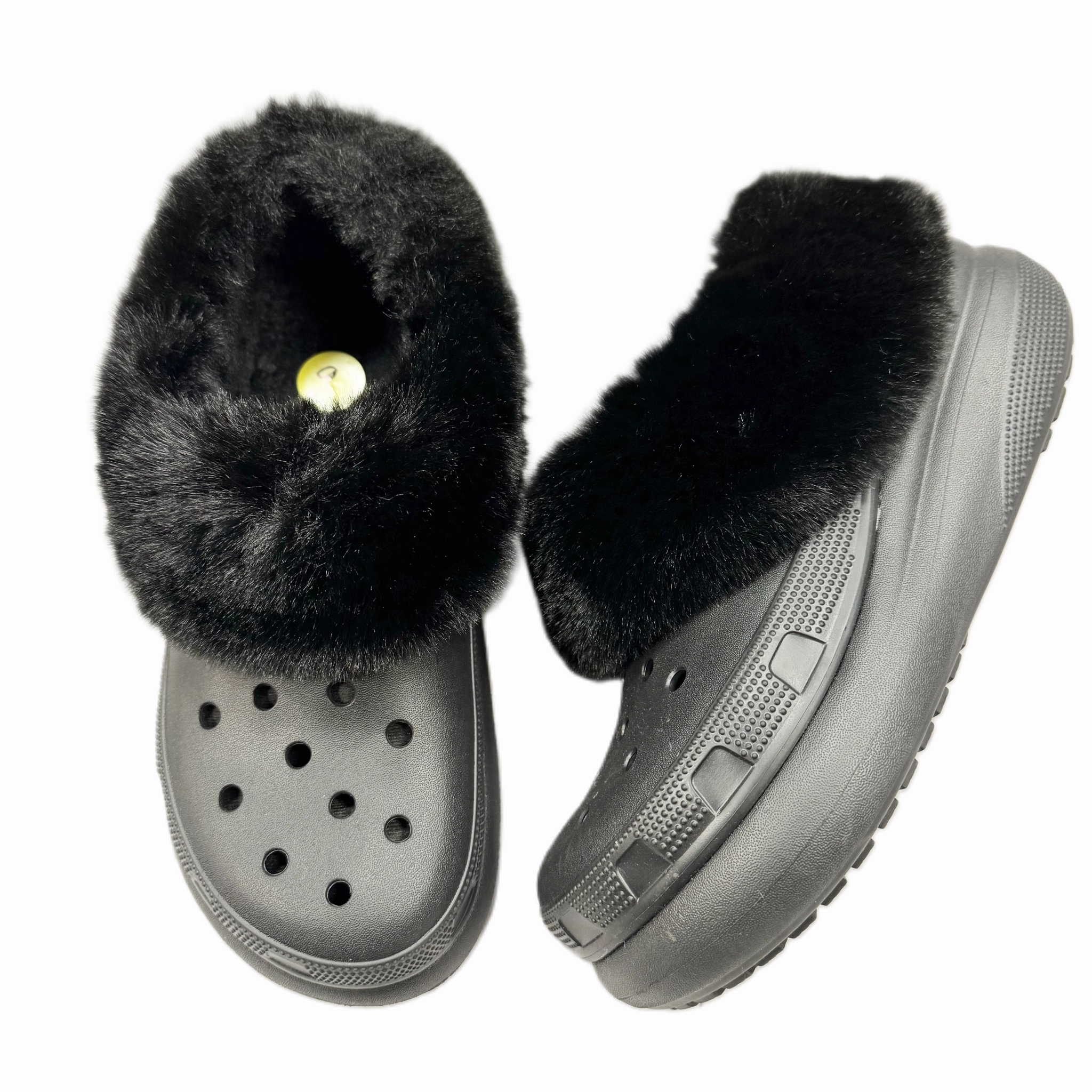 Shoes Flats By Crocs In Black, Size: 9 Crocs clogs with lightweight comfort
