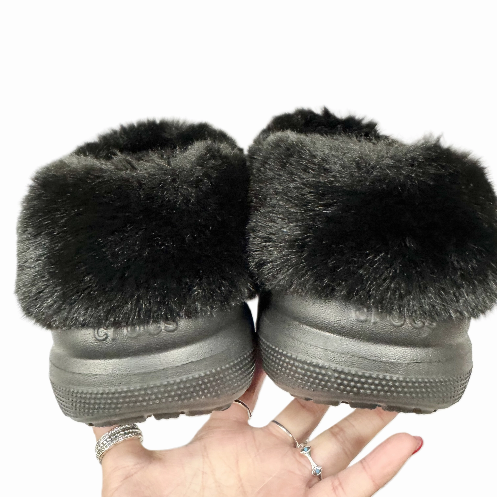 Shoes Flats By Crocs In Black, Size: 9 Lightweight Clogs