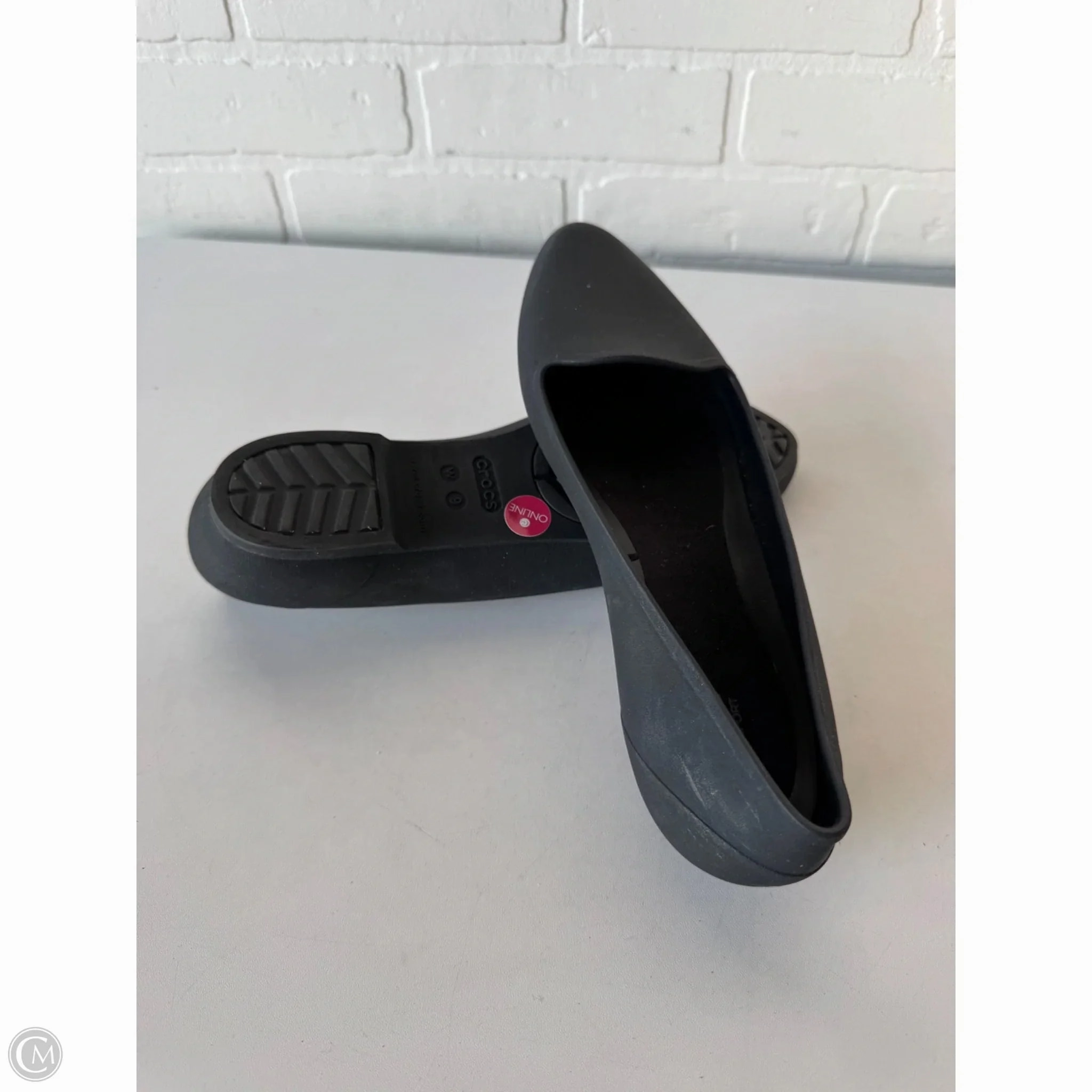 Shoes Flats By Crocs In Black, Size: 9 Lightweight Clogs