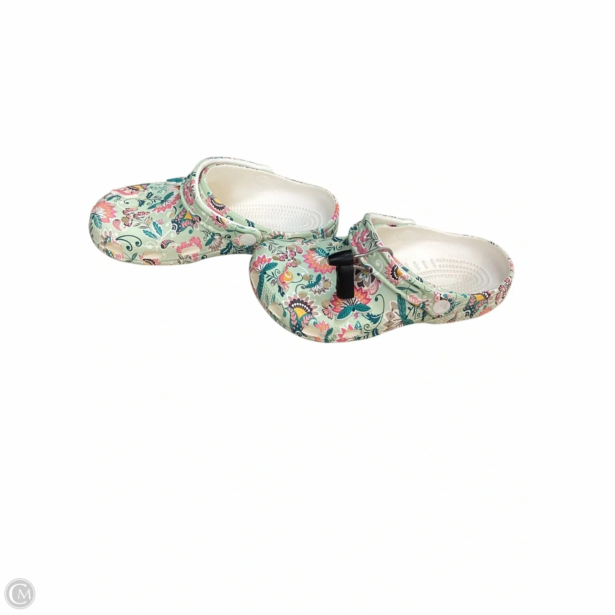 Shoes Flats By Crocs In Green, Size: 6 Lightweight Clogs