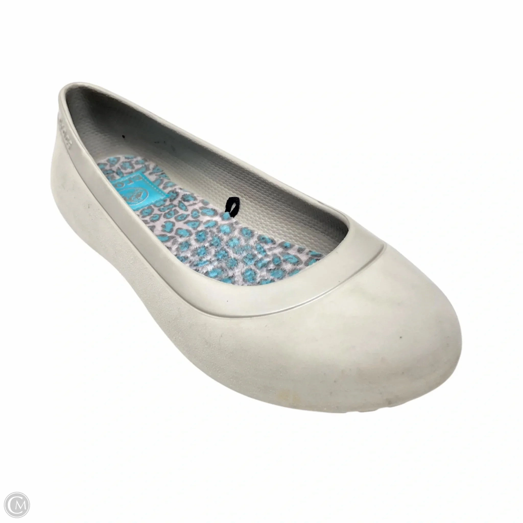 Shoes Flats By Crocs In Grey, Size: 6 Lightweight Clogs