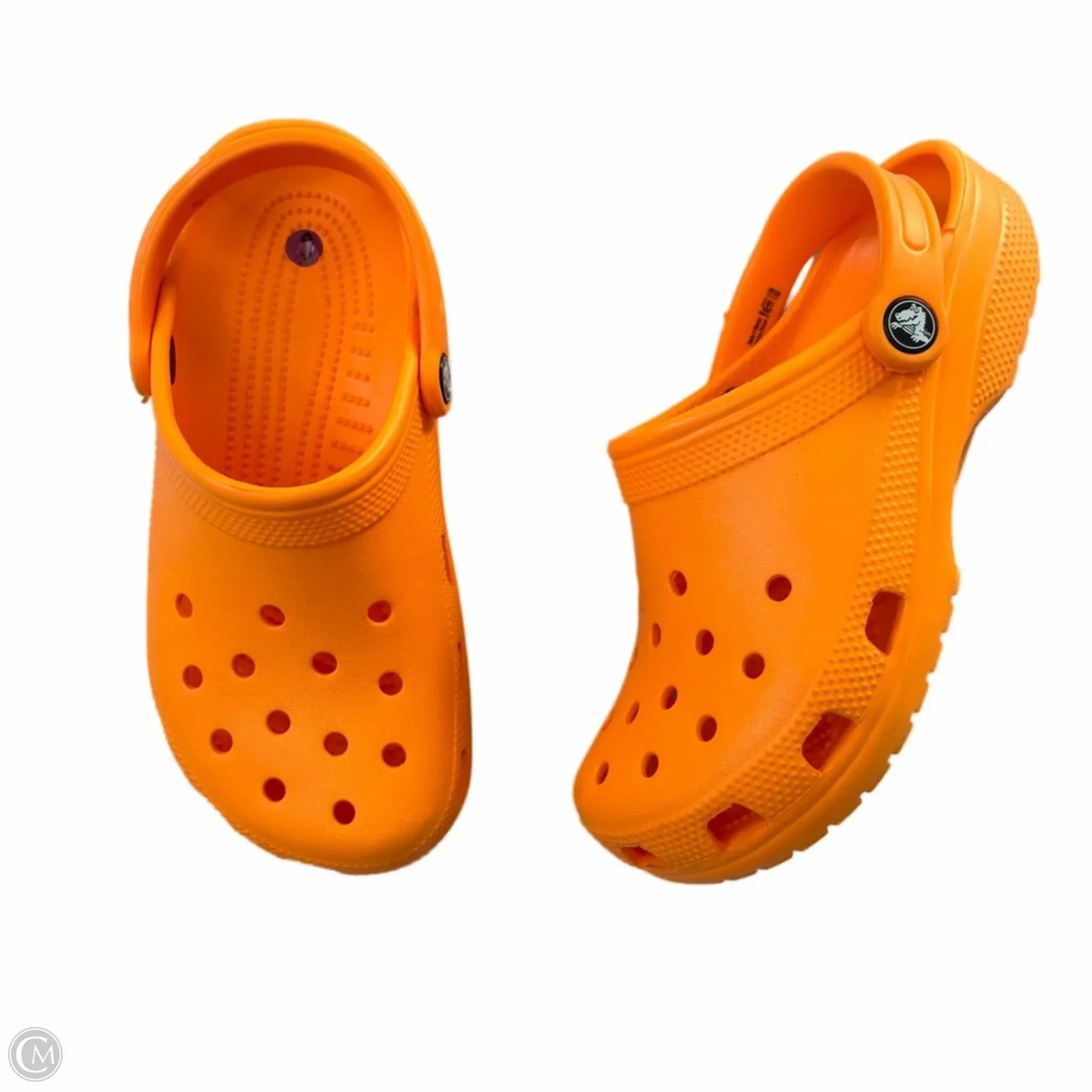 Shoes Flats By Crocs In Orange, Size: 6 Crocs clogs with lightweight comfort