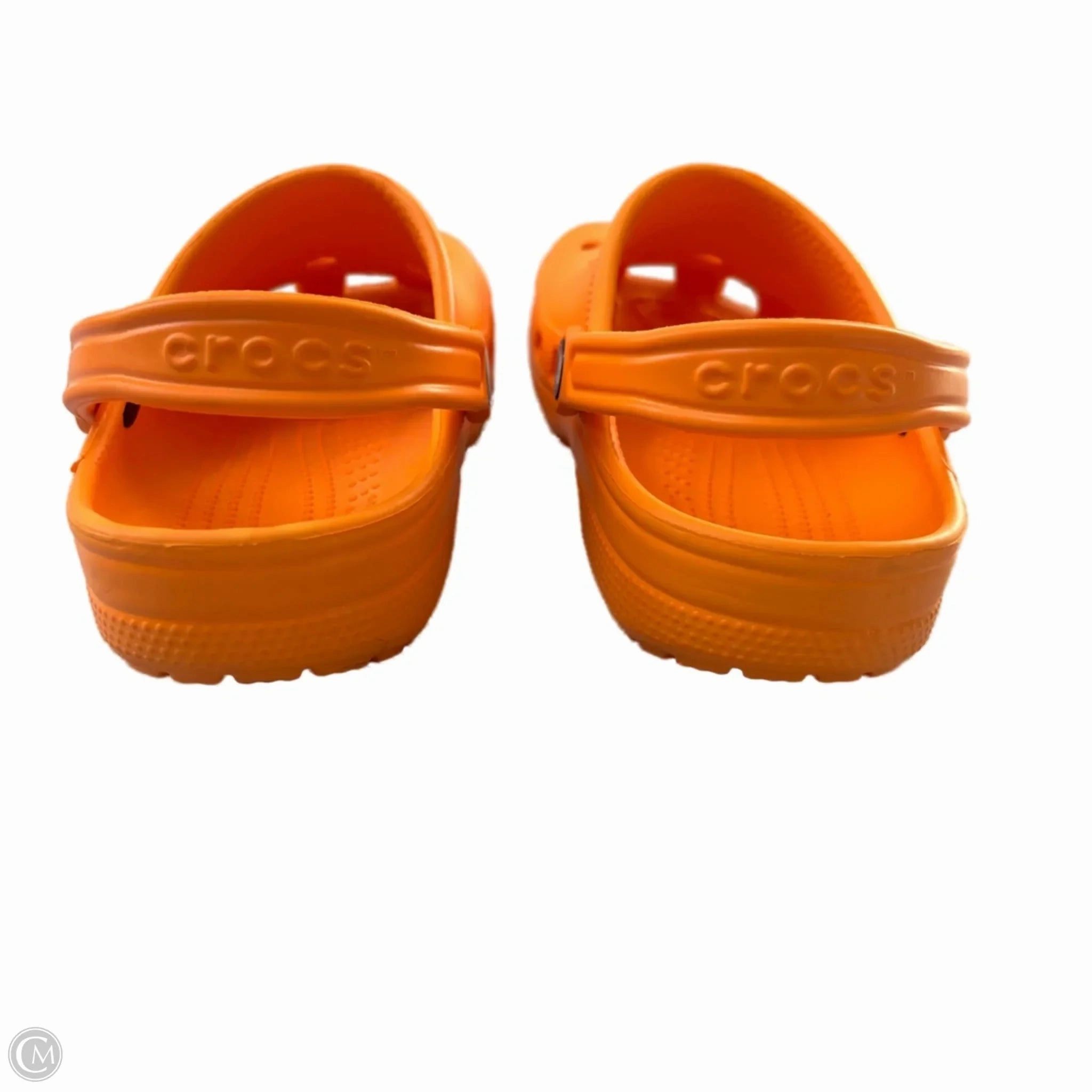 Shoes Flats By Crocs In Orange, Size: 6 Lightweight Clogs