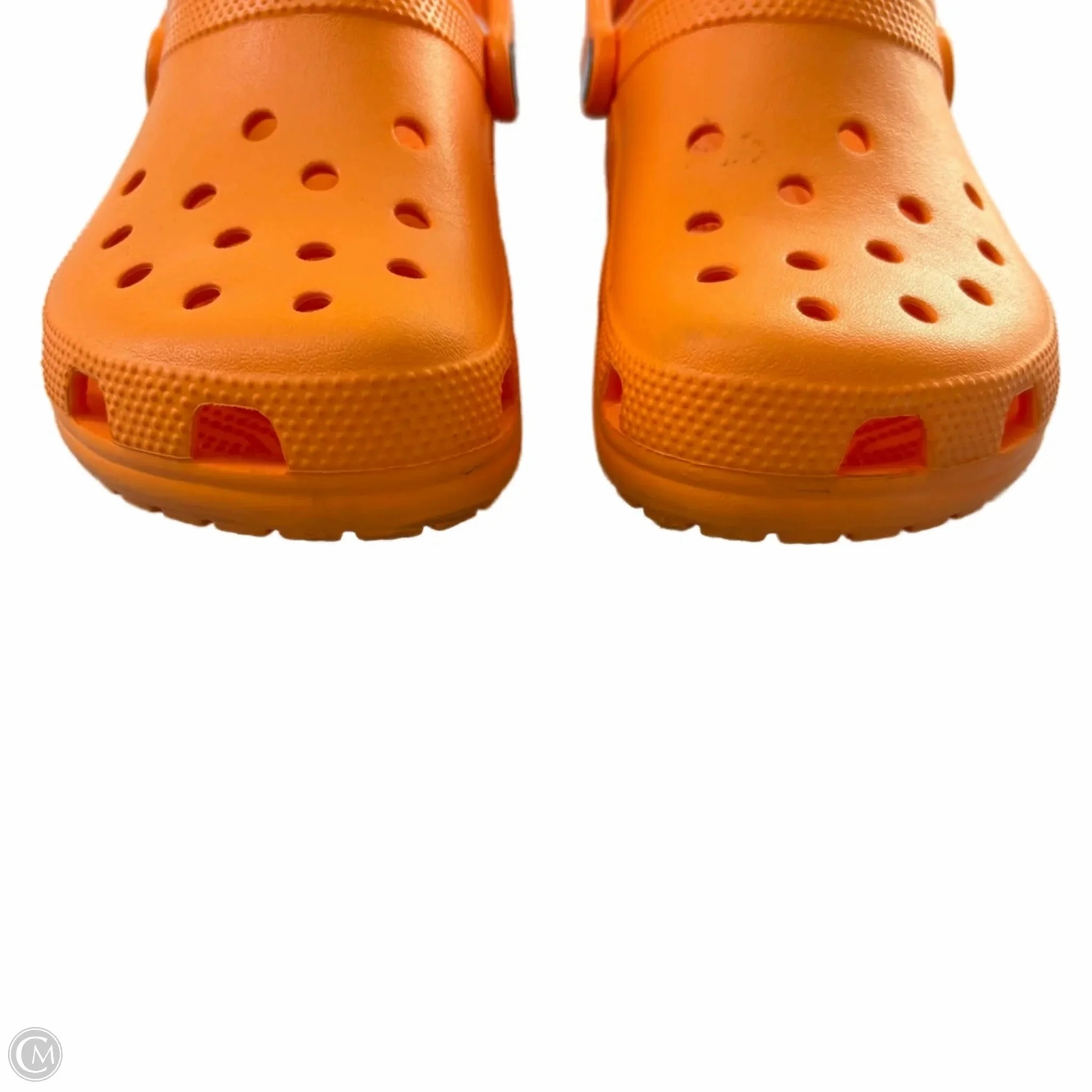 Shoes Flats By Crocs In Orange, Size: 6 Lightweight Clogs