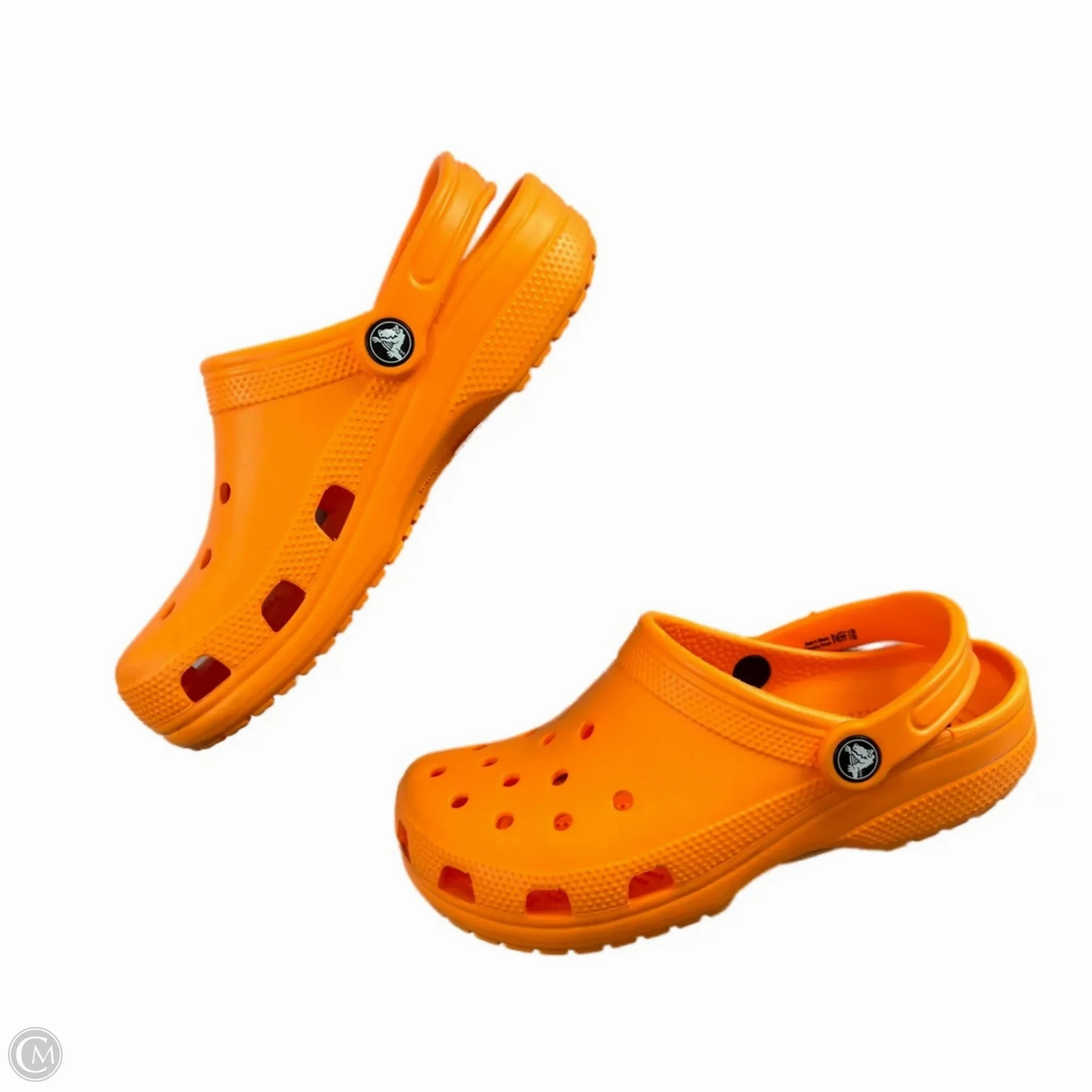 Shoes Flats By Crocs In Orange, Size: 6 Lightweight Clogs
