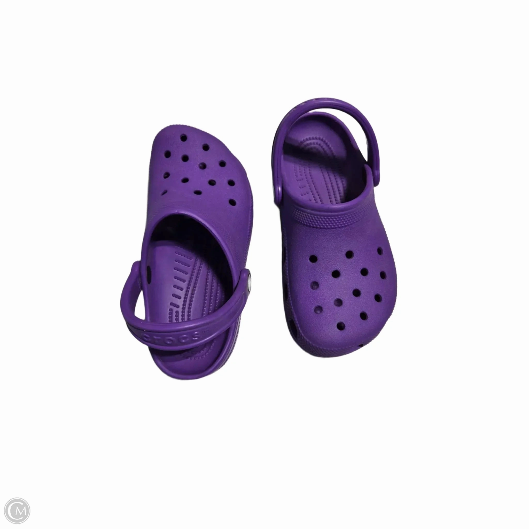 Shoes Flats By Crocs In Purple, Size: 6 Lightweight Clogs