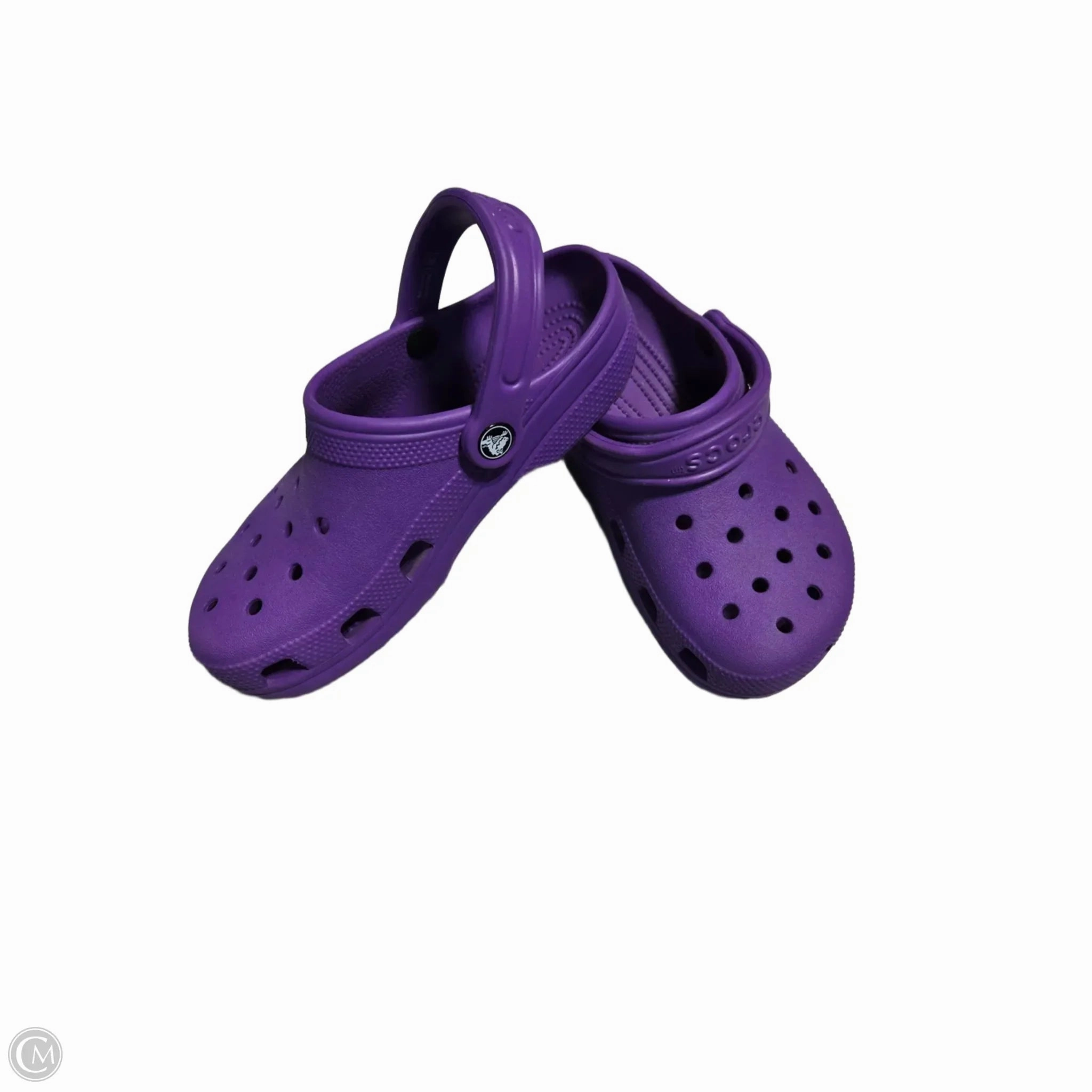 Shoes Flats By Crocs In Purple, Size: 6 Crocs clogs with lightweight comfort