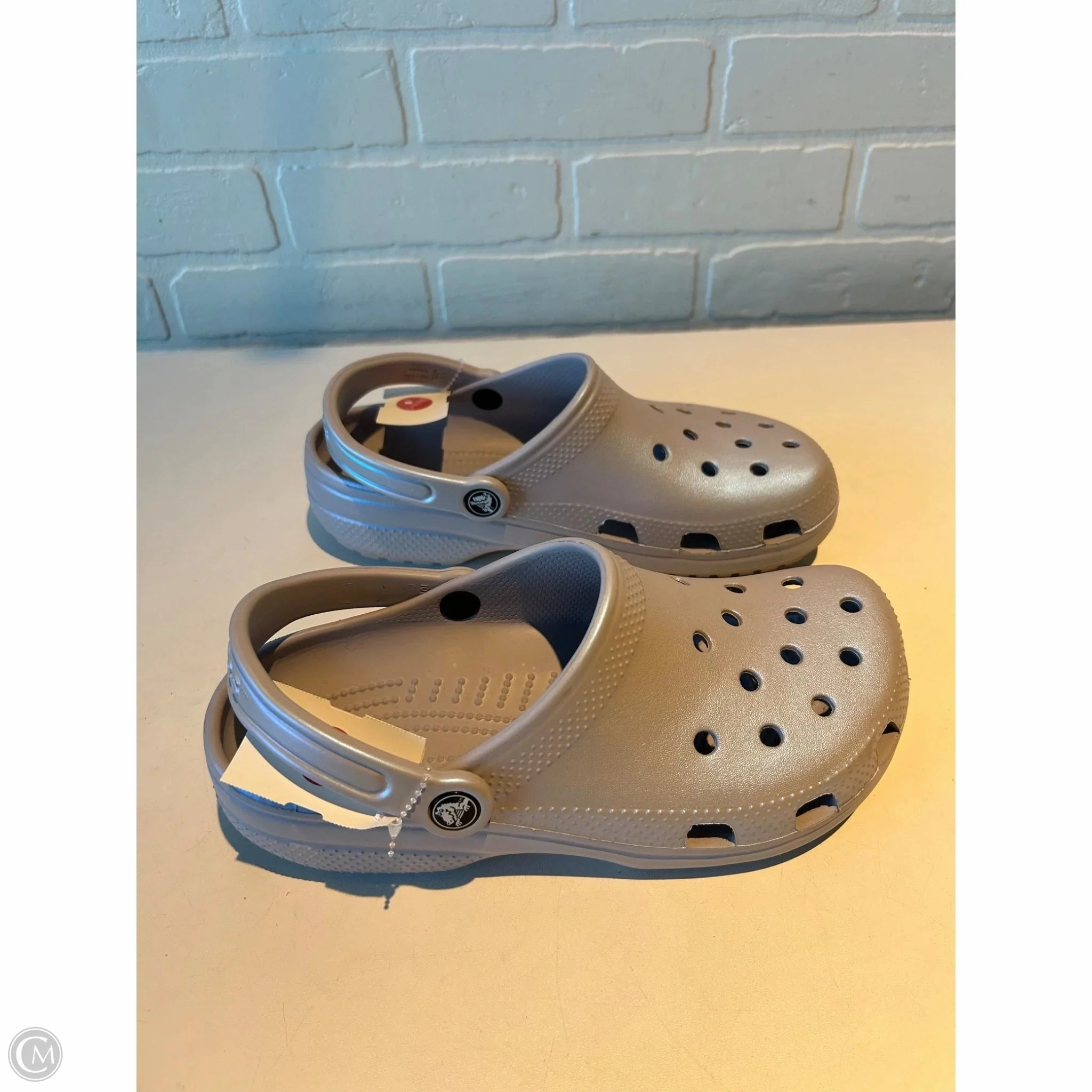 Shoes Flats By Crocs In Purple, Size: 8 Lightweight Clogs